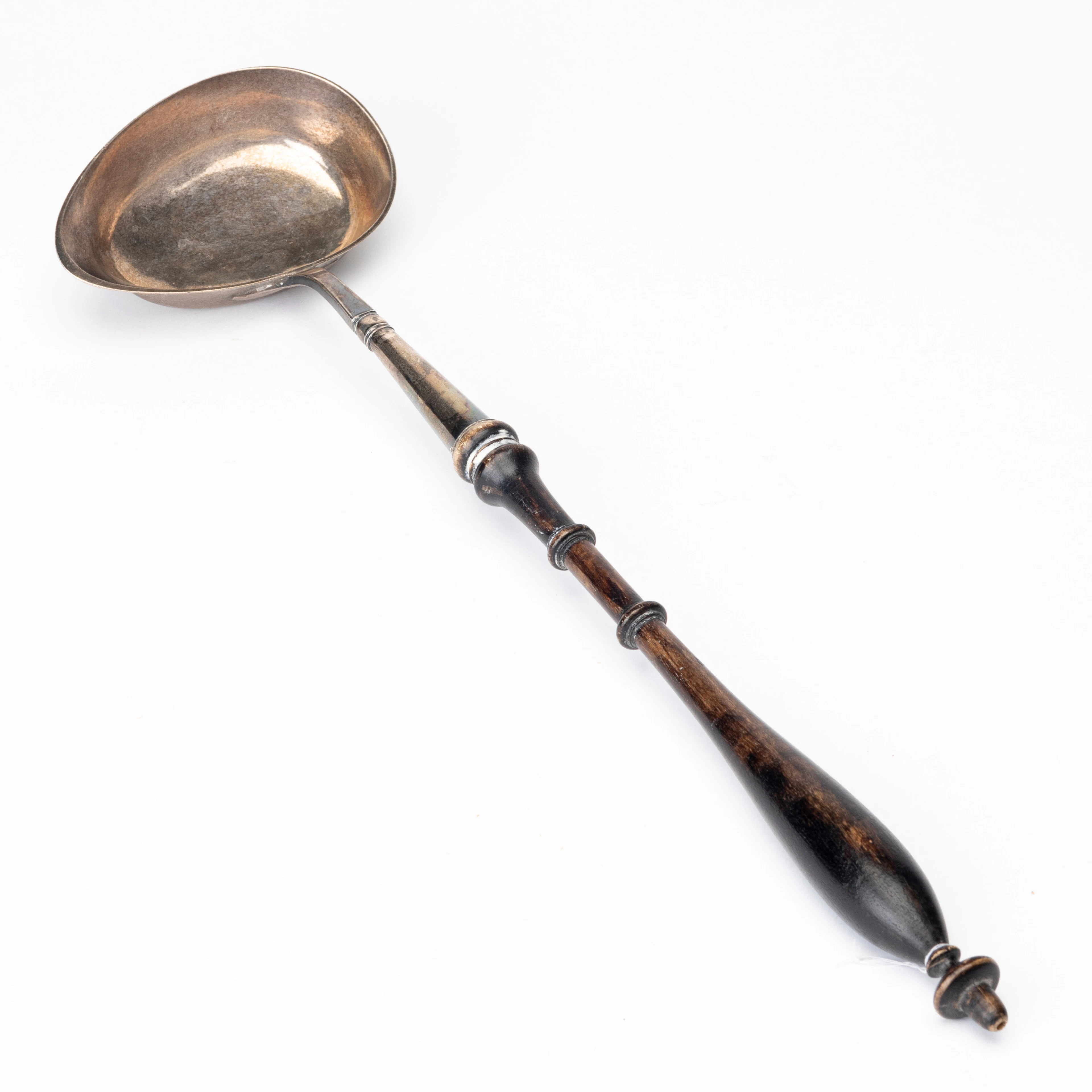 OTTO WILHELM KJELLBERG (1813-1876). Soppslev, silver, träskaft, Västerås, 1858.