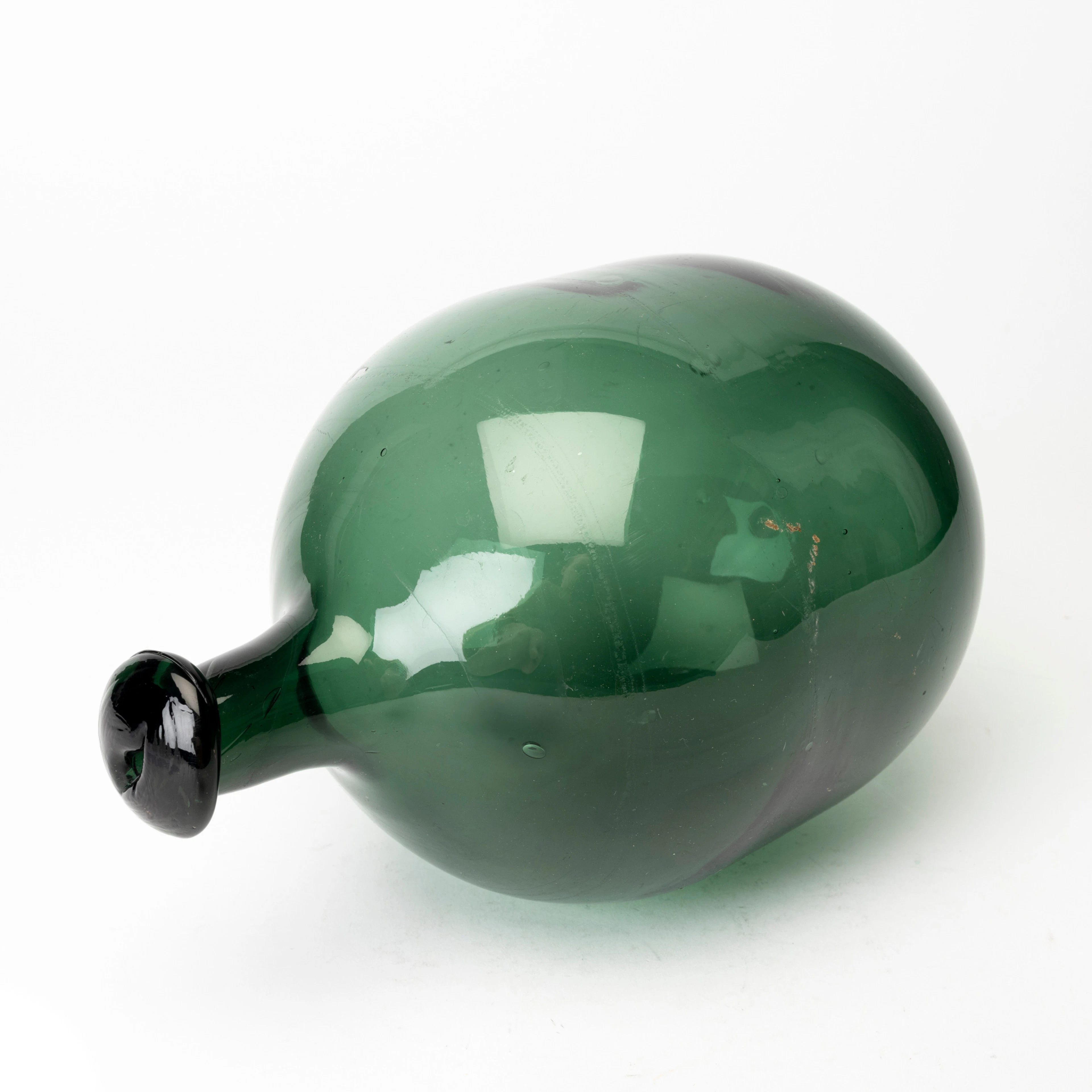 FLÖTE, grönt glas.