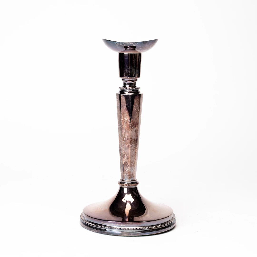 ERIC LÖFMAN. Ljusstake, silver, stämpelsignerad, K G Markströms Guldsmeds