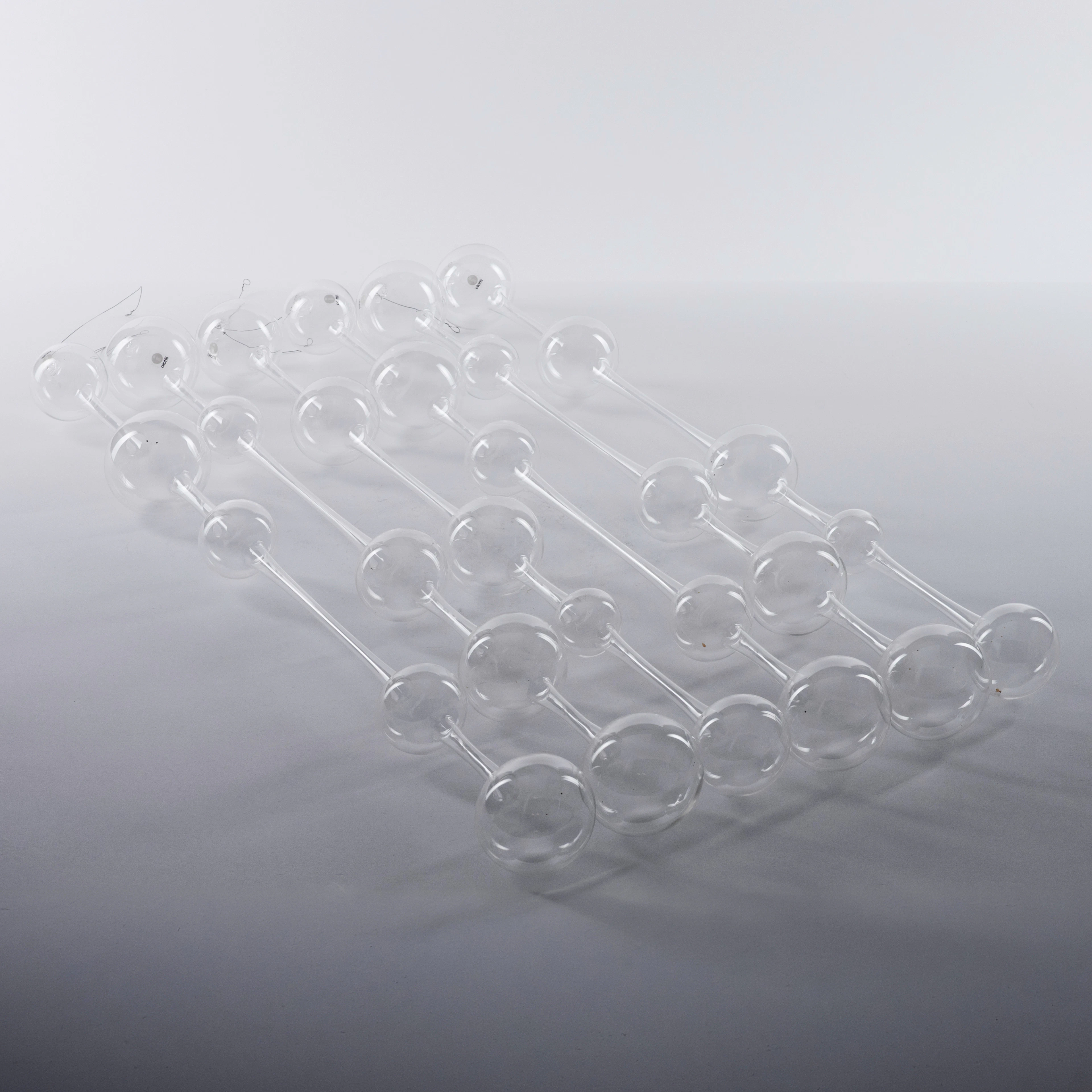 KAJ FRANCK. Fönsterdekoration, 6 delar, "Morning in Athens", Iittala, 1960-tal.