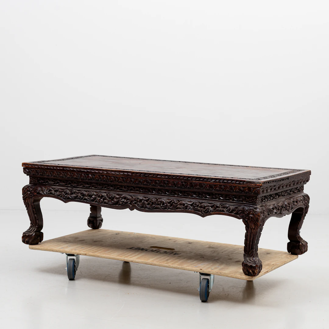 SOFFBORD, hardwood, Kina, 1900-talets andra hälft.