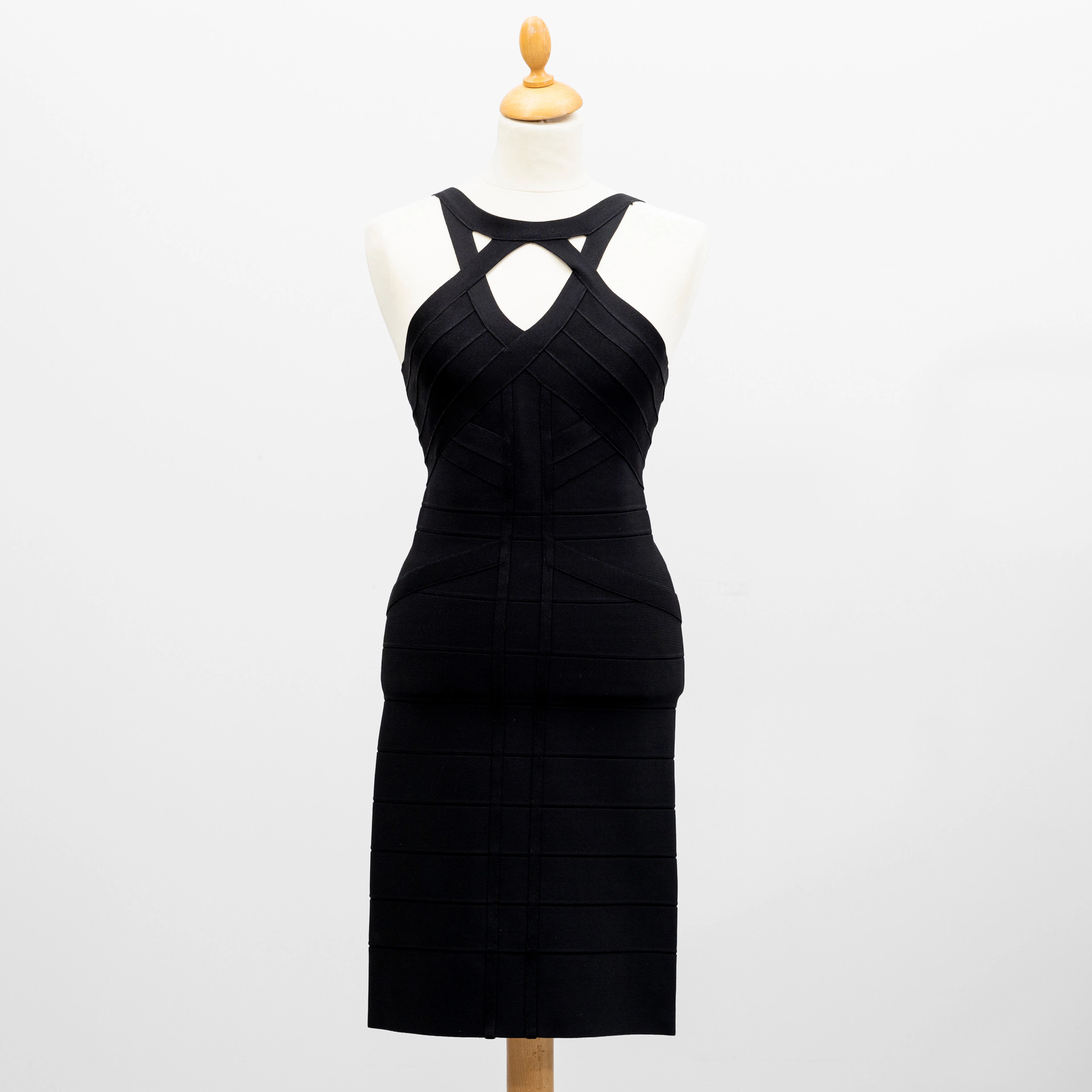 HERVÉ LEGÉR. Klänning, "The icon bandage dress", Frankrike, storlek Medium.