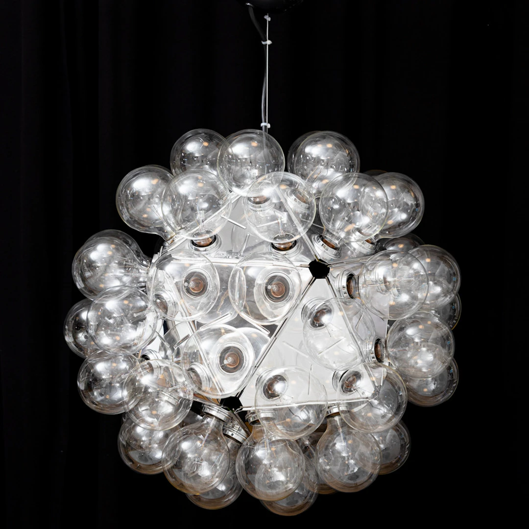 ACHILLE CASTIGLIONI. Taklampa, "Taraxacum", Flos, Italien, formgiven 1988.