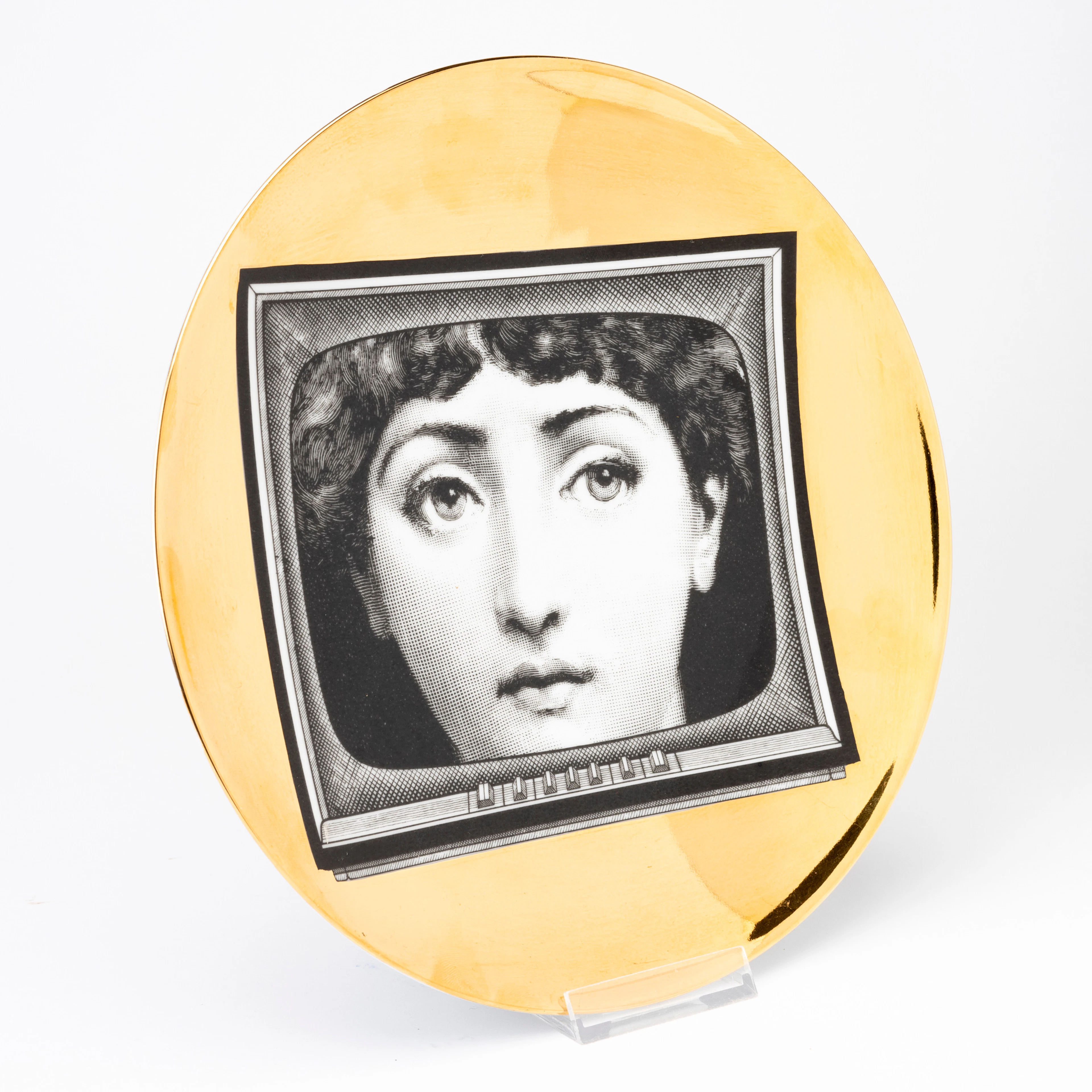 PIERO FORNASETTI. Tallrik, porslin, nr 265, ur serien "Tema e Variazioni"