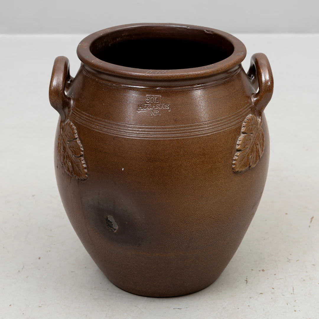 KRUS. Lergods, Höganäs, 30 L, 1900-tal.