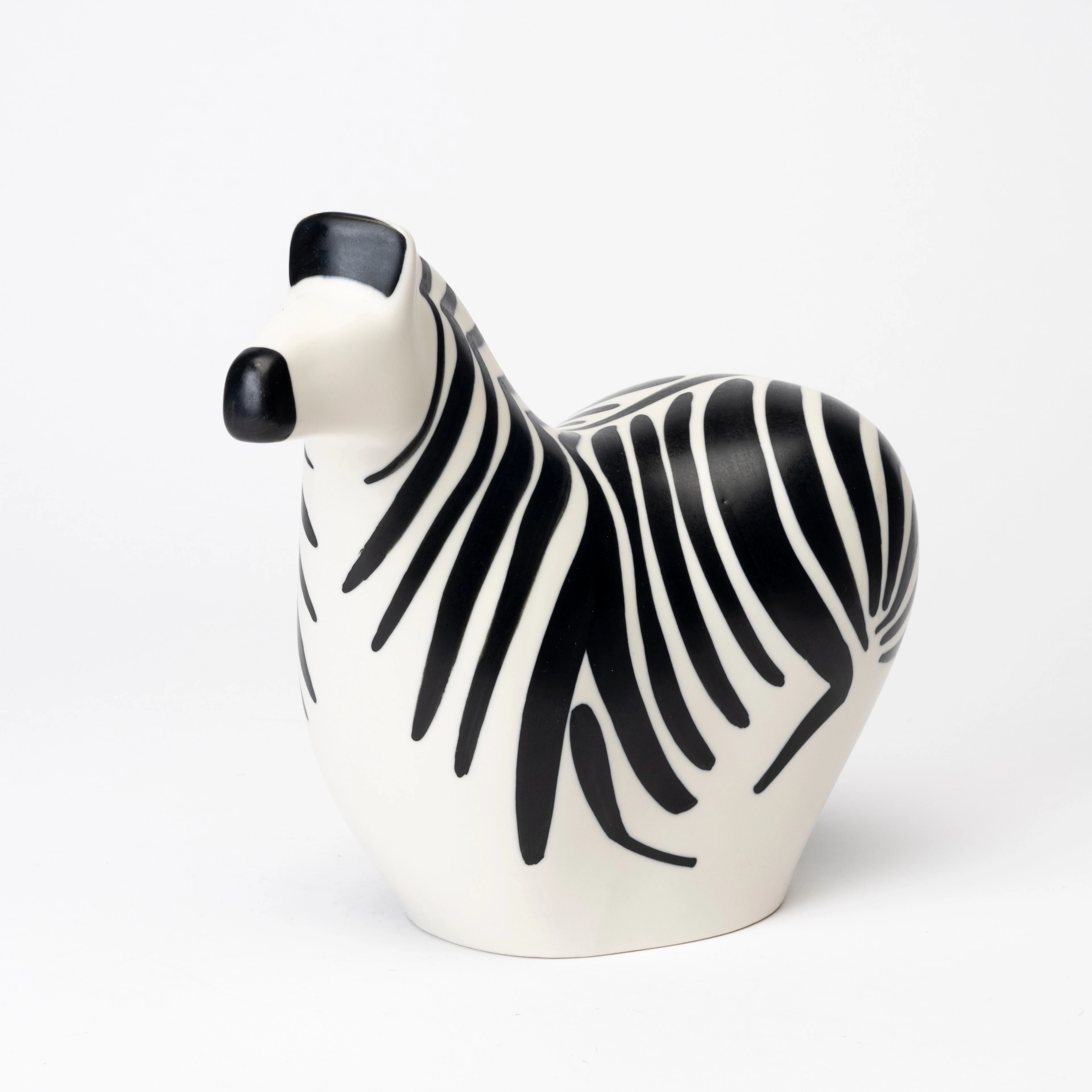 LILLEMOR MANNERHEIM. Figurin, stengods, Zebra, för WWF ur serien "De