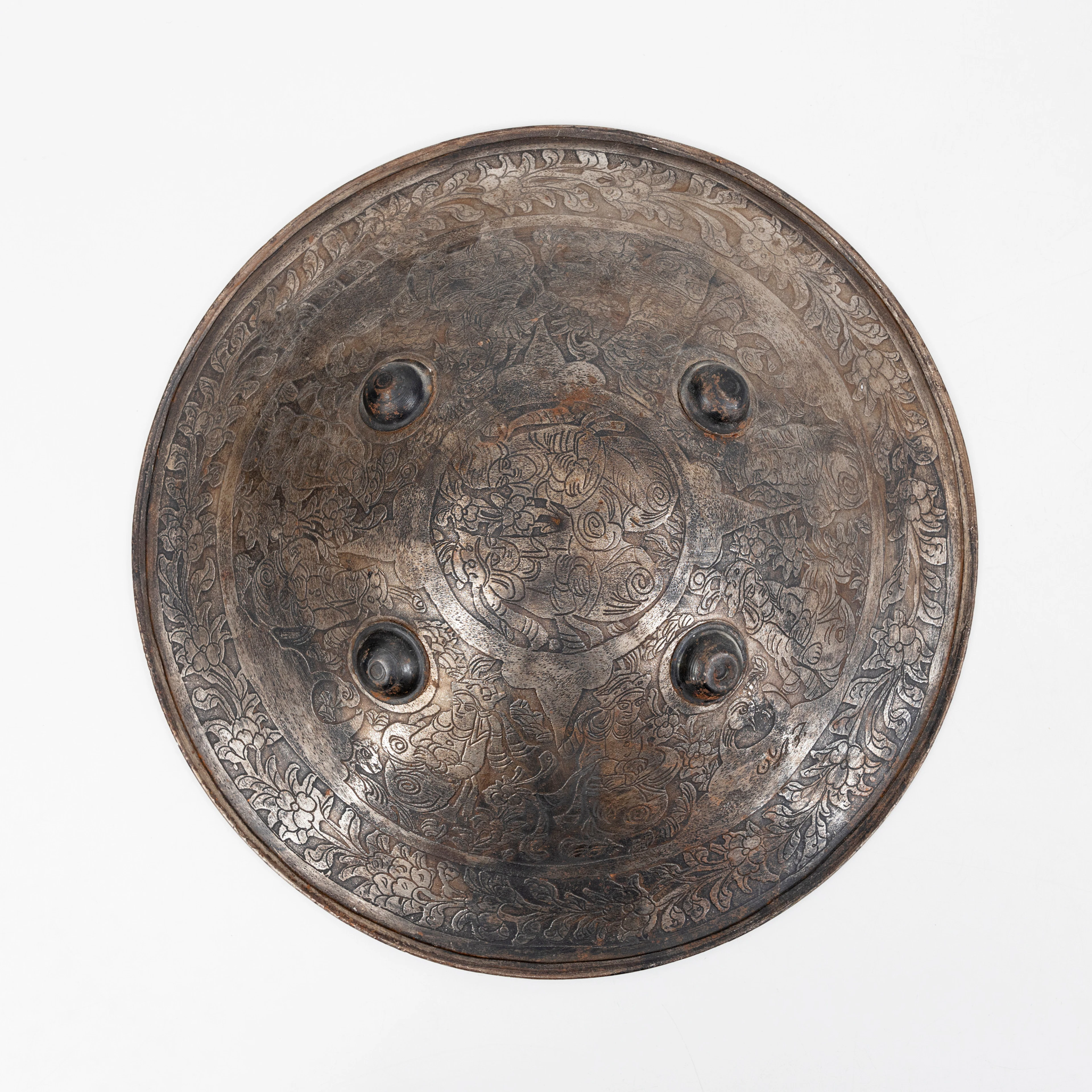 SKÖLD, indo-persisk, troligen 1800-tal.