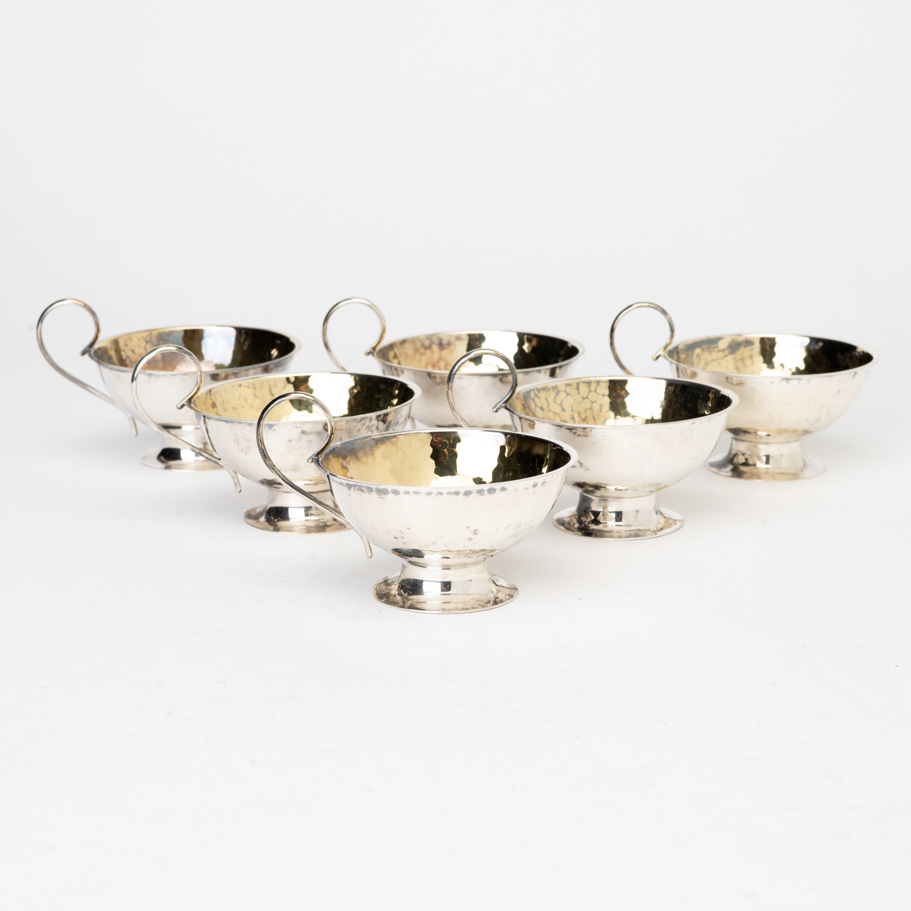 PUNSCHKOPPAR, 6 st, silver, GAB, 1997.