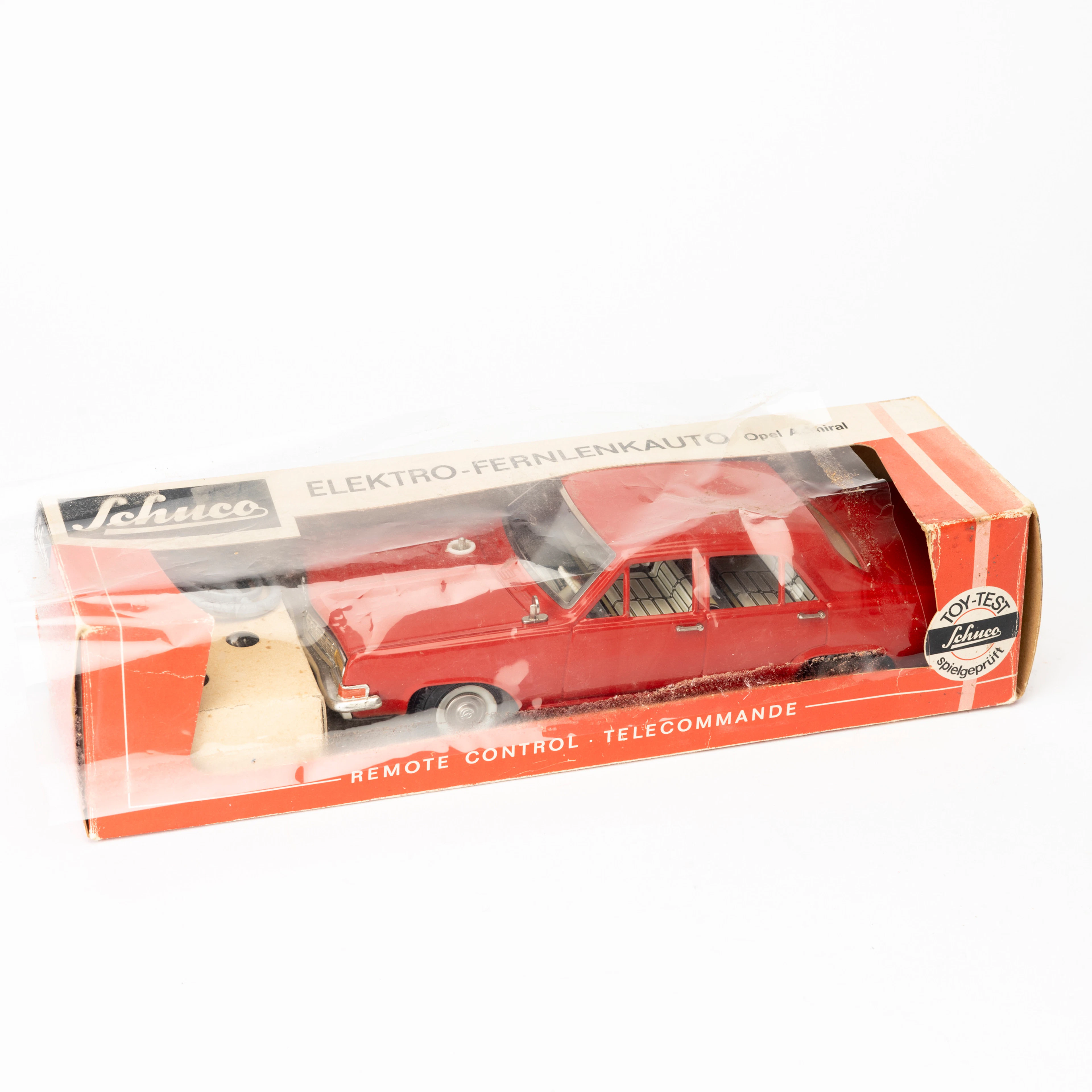 SCHUCO Fernlenkauto Opel Admiral, i orginalförpackning. Tyskland 1960-1970.
