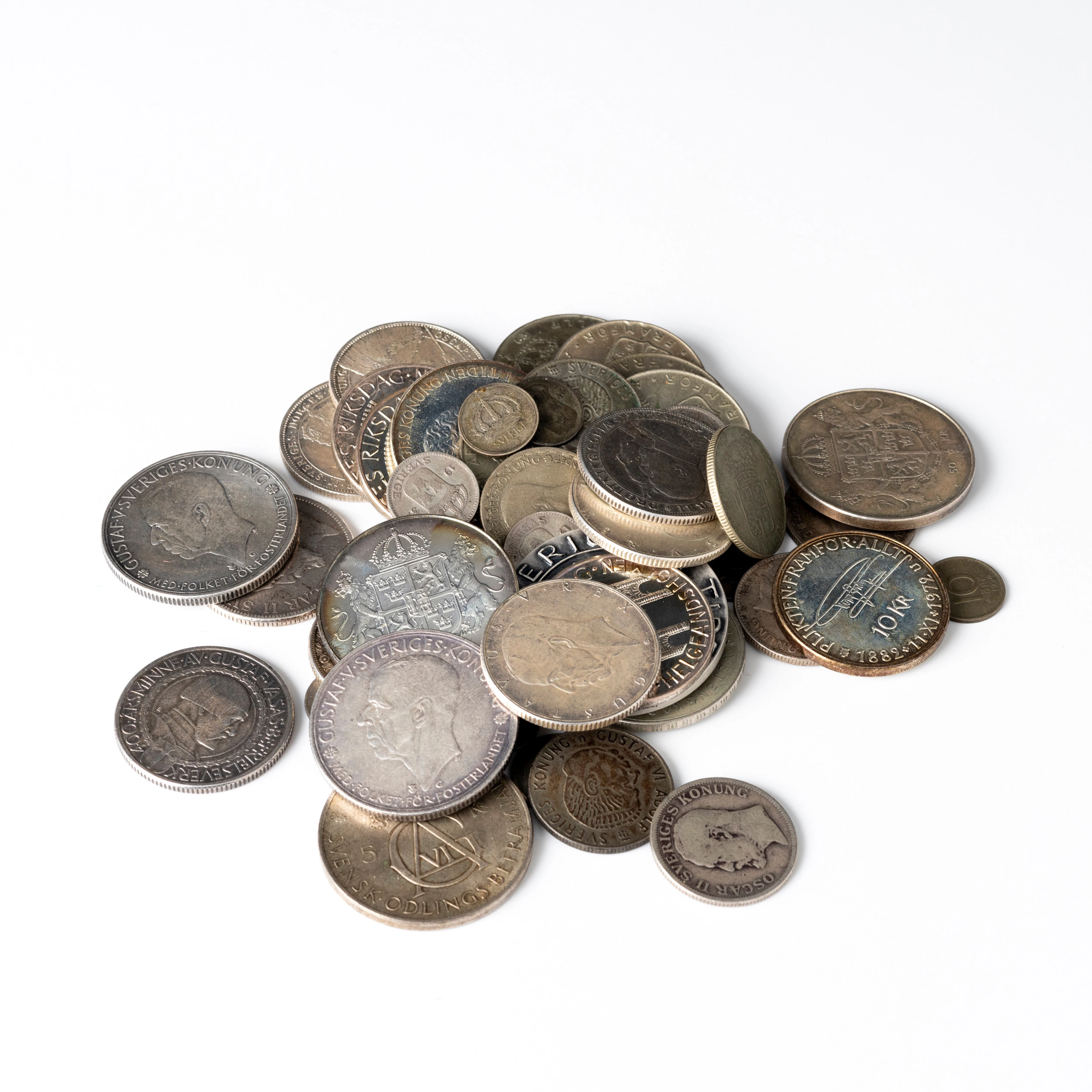 MYNT, silver 40-90%, Sverige.