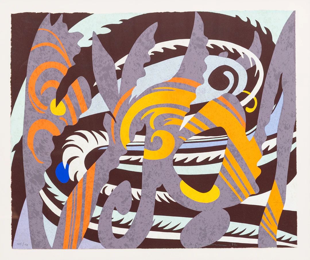 KARL AXEL PEHRSON. Komposition, färgserigrafi, signerad, numrerad 105/150.