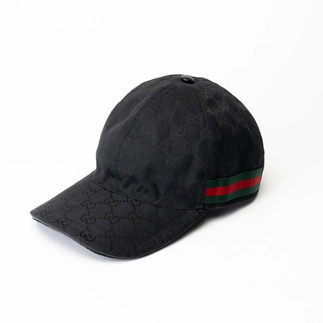 GUCCI. Keps, "GG monogram baseball hat", storlek large.