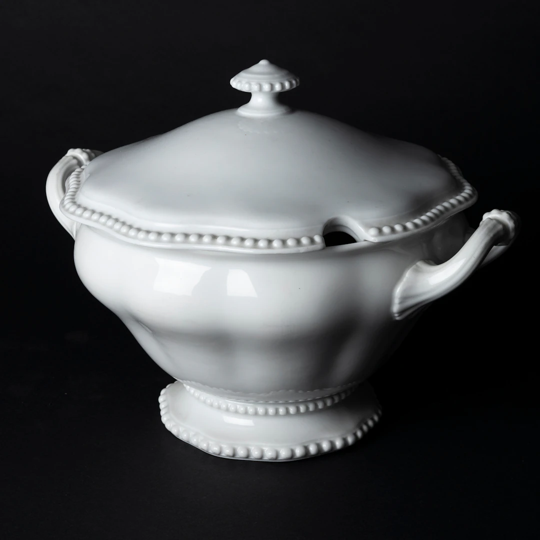 TERRIN på FOT, porslin, "Perlrand", Rosenthal, Tyskland.
