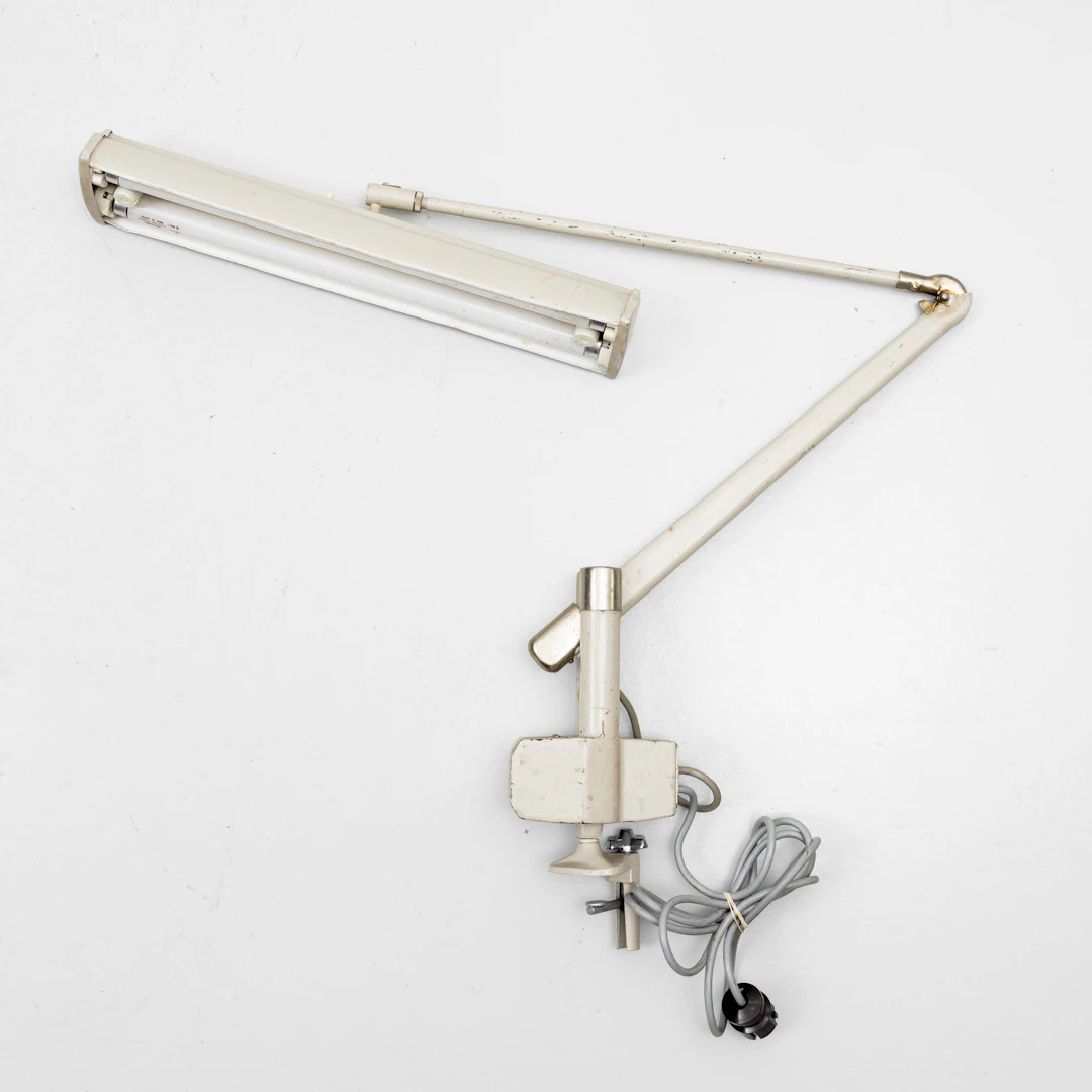 SKRIVBORDSLAMPA, industrimodell, metall, ASEA Belysning, 1900-tal.