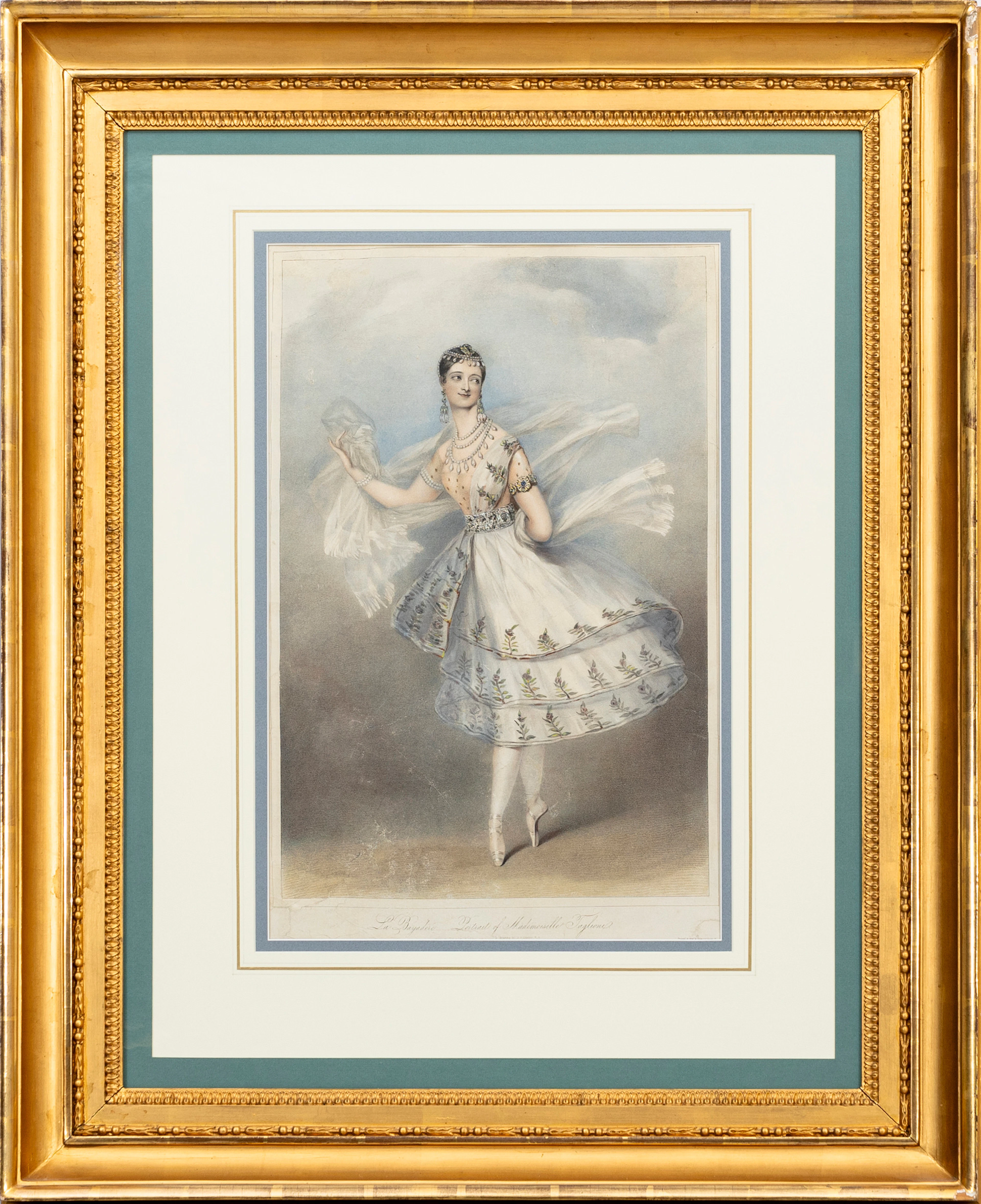 Marie Taglioni i Le Dieu et la Bayadère, ibland också märkt La Sylphide
