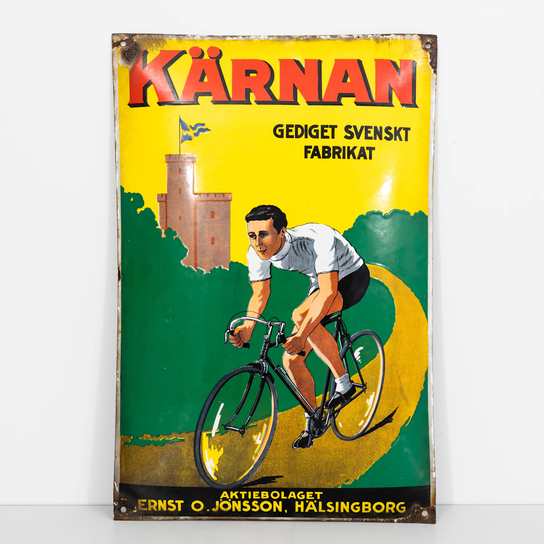 EMALJSKYLT, "Kärnan - Gediget Svenskt Fabrikat", Boos & Hahn, Ortenberg-Baden