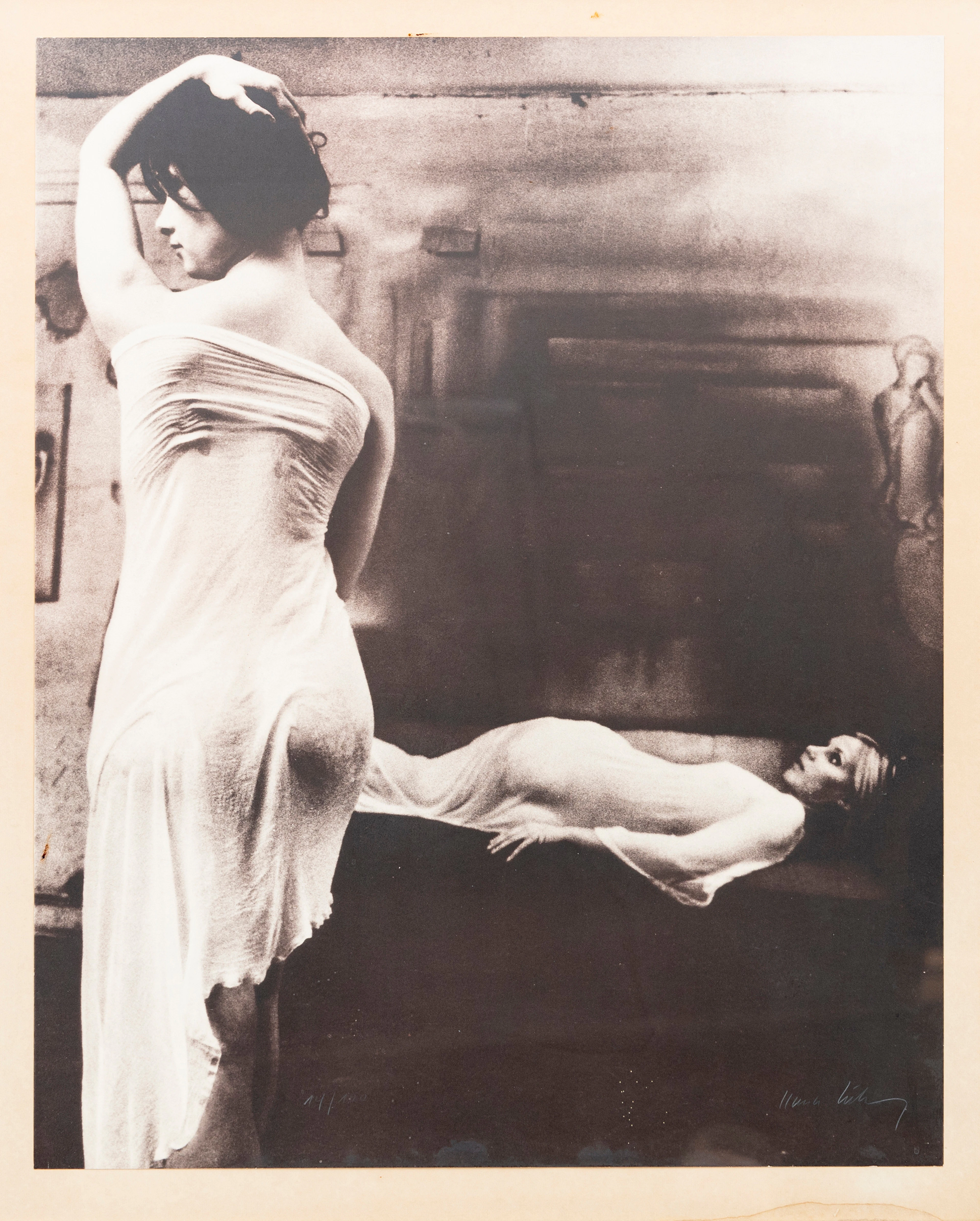 KARIN SZÉKESSY (1939-2010). "Zwei Frauen im Atelier", heliogravyr