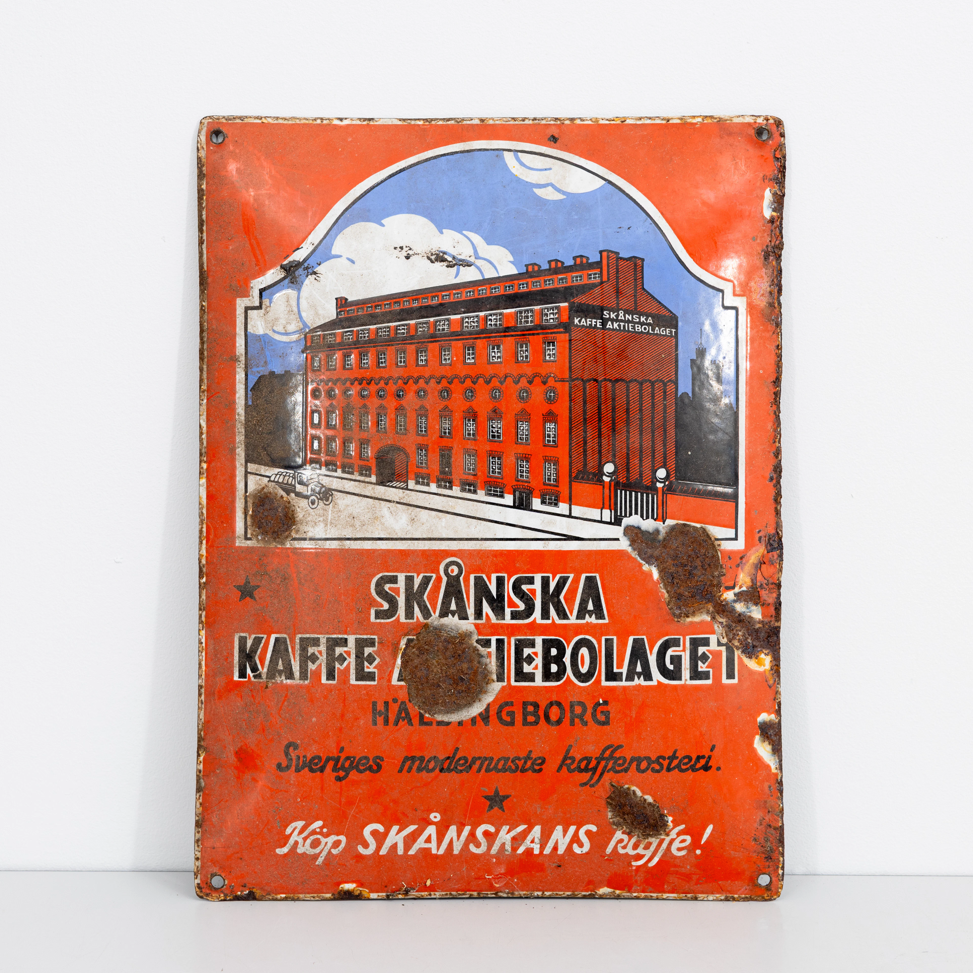 EMALJSKYLT, Skånska Kaffe Aktiebolaget, Hälsingborg.