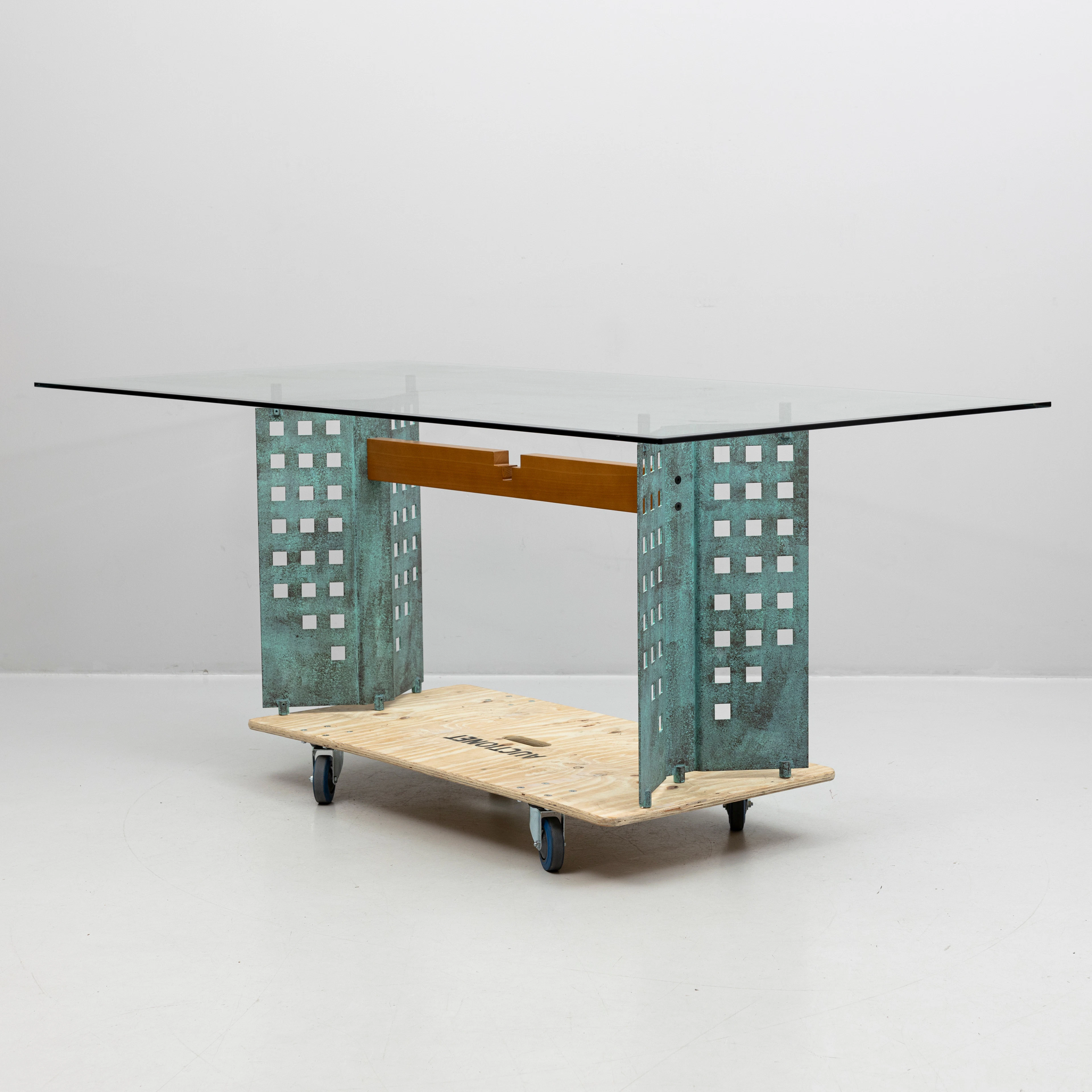 GIORGIO CATTELAN. Matsalsbord, "Carré VI", etikettmärkt, Cattelan