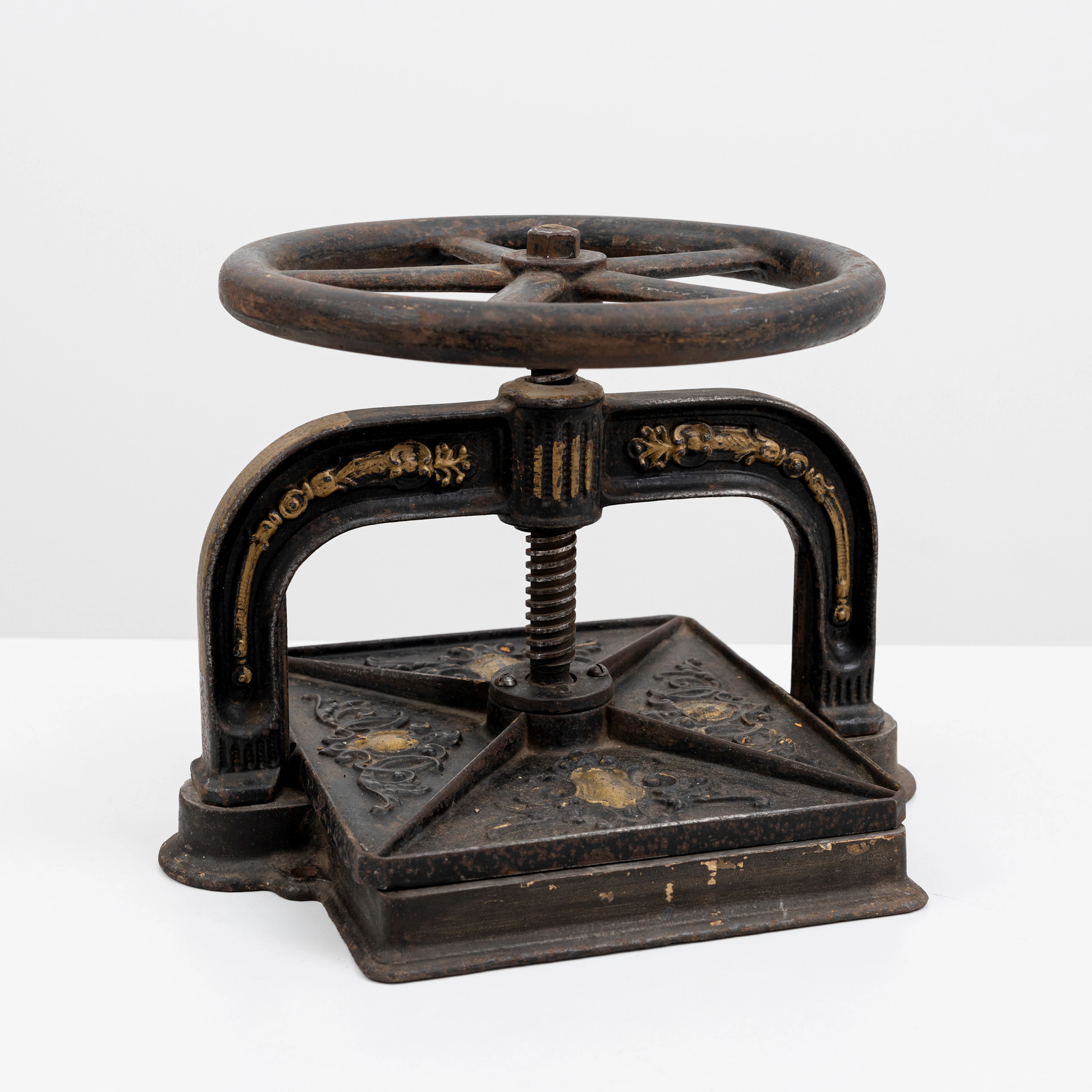 BOK-/VÄXTPRESS, gjutjärn, 1800/1900-tal.