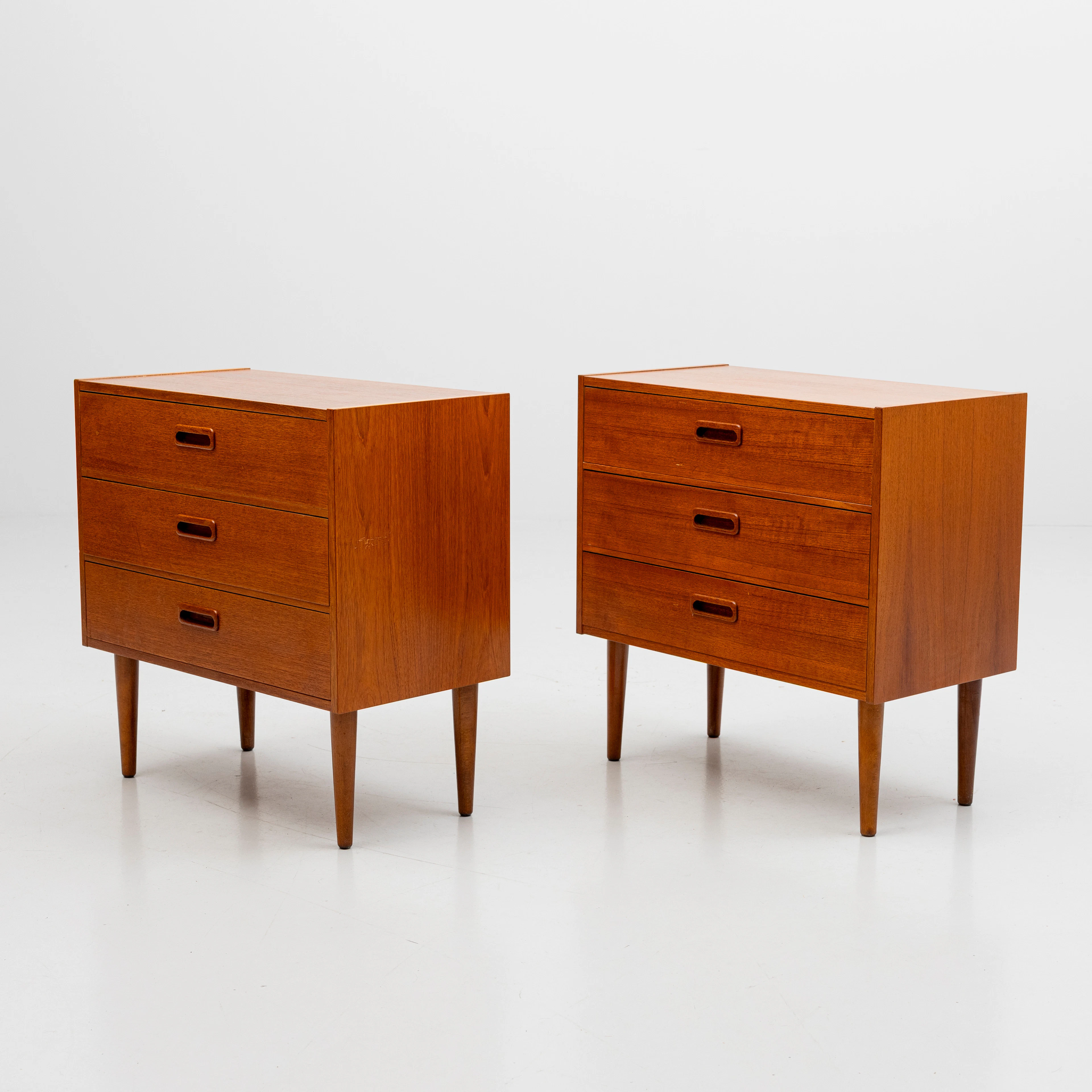 BYRÅER, ett par, teak, 1960-tal.