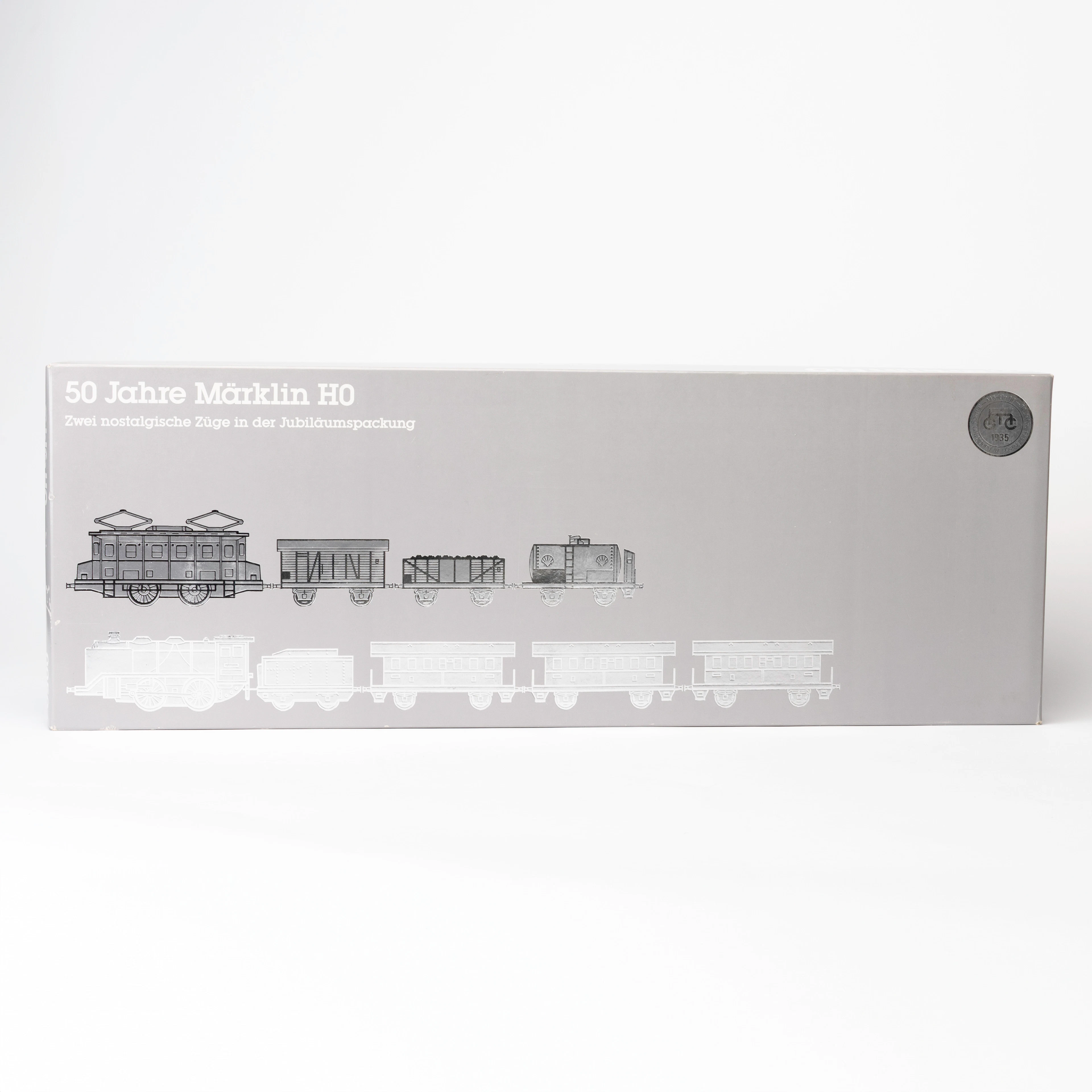 MÄRKLIN 0050 tågsats med ånglok, elektrolok och 6 vagnar, instruktioner