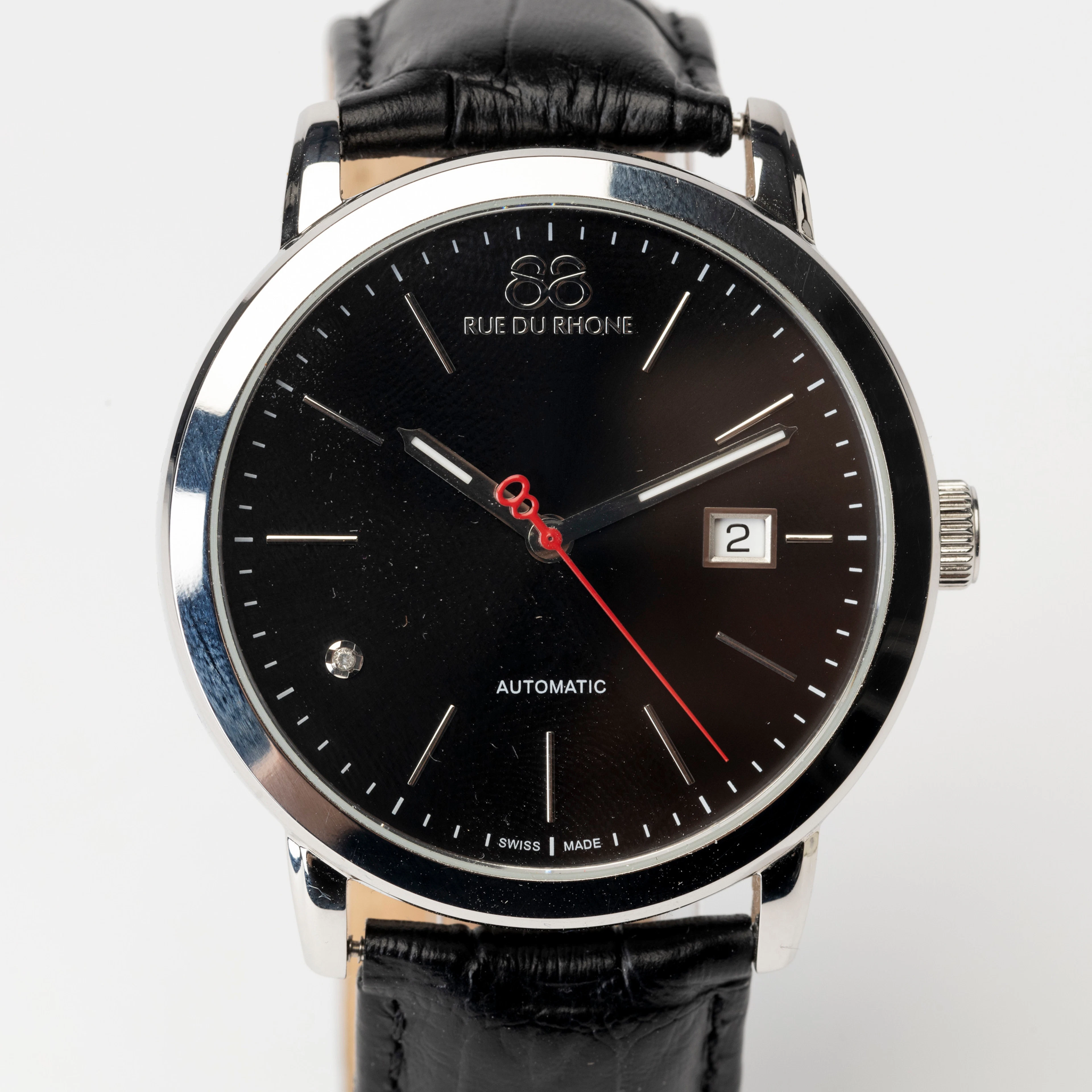 88 RUE DU RHONE. Armbandsur, automatisk, cal. ETA 2824-2, stål, 2010-tal.