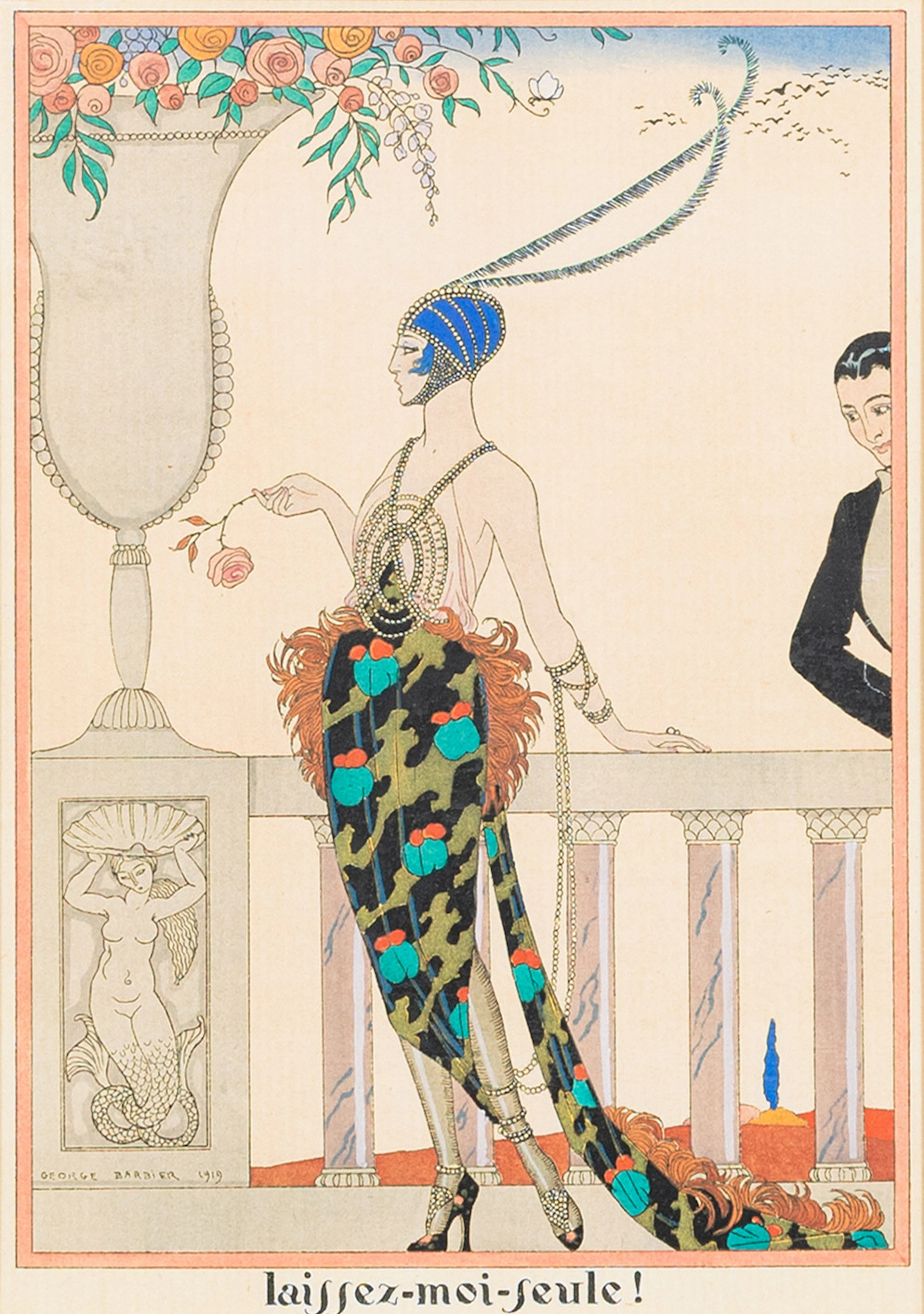 GEORGE BARBIER (1882-1932). EFTER. "Laissez-moi seule!", offsettryck.