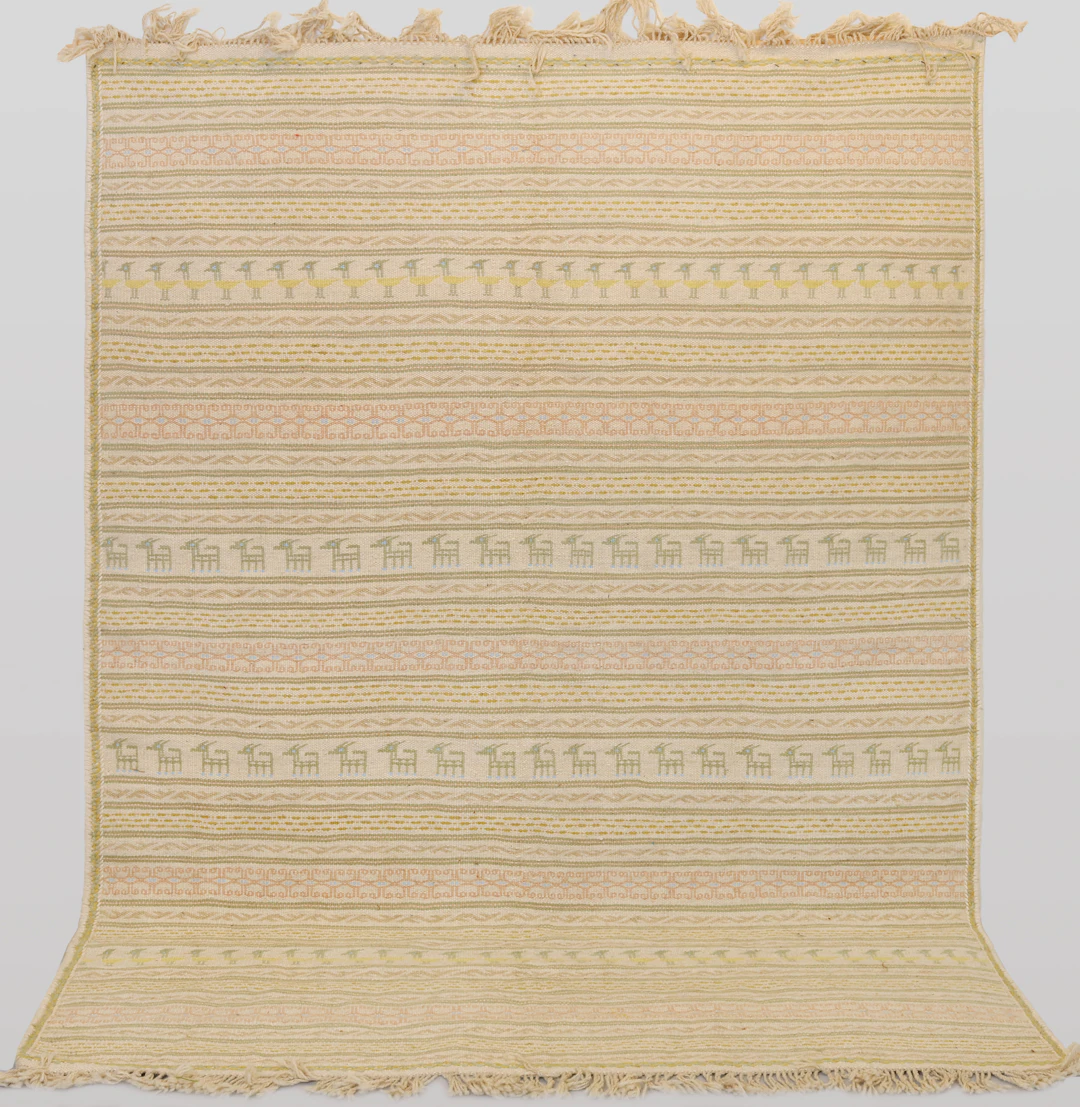 MATTA, Kelim, figural, nomad, signerad AJ ca 204x148 cm.