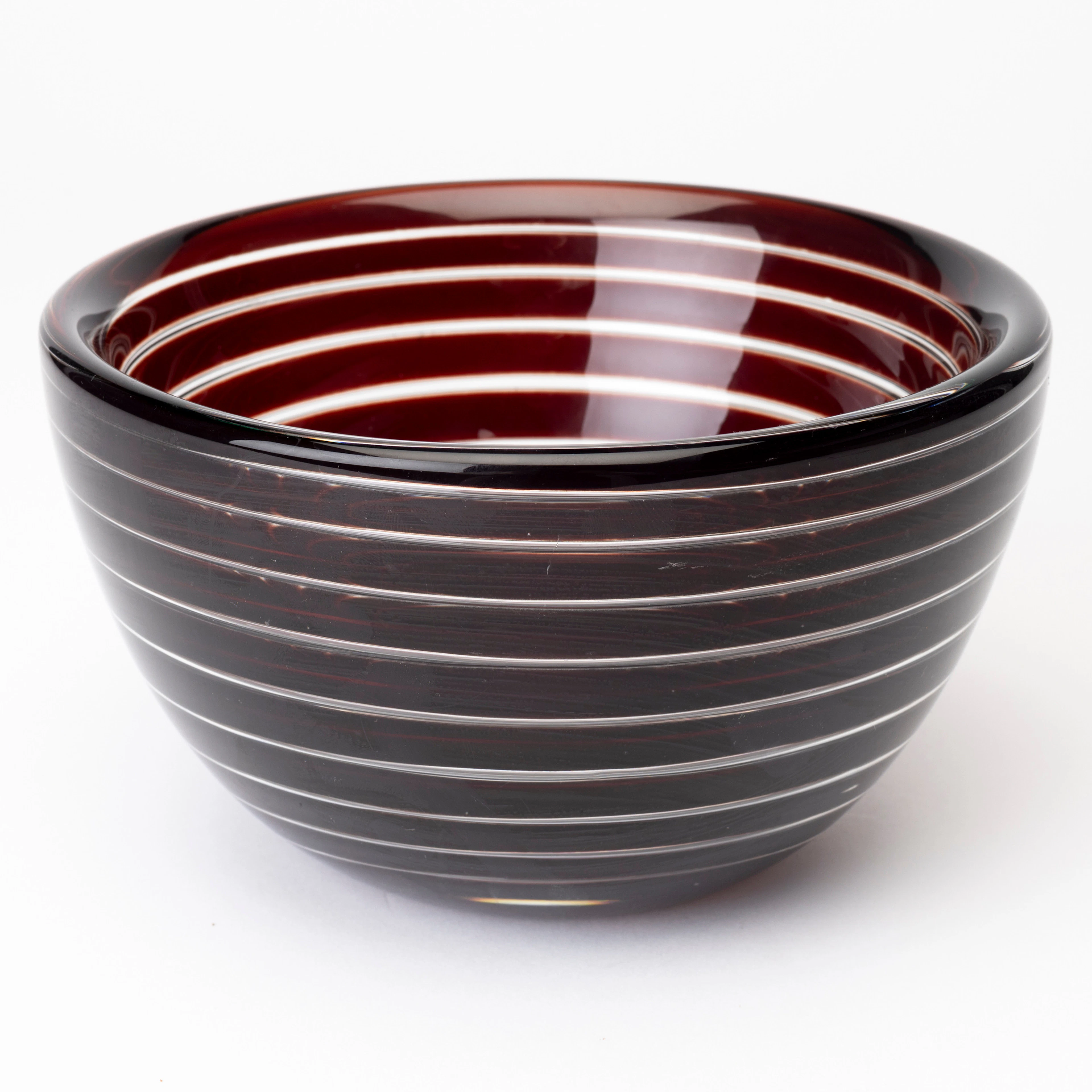 EDVIN ÖHRSTRÖM. Skål, "Ariel", Orrefors, signerad no. 455 F, 1957.