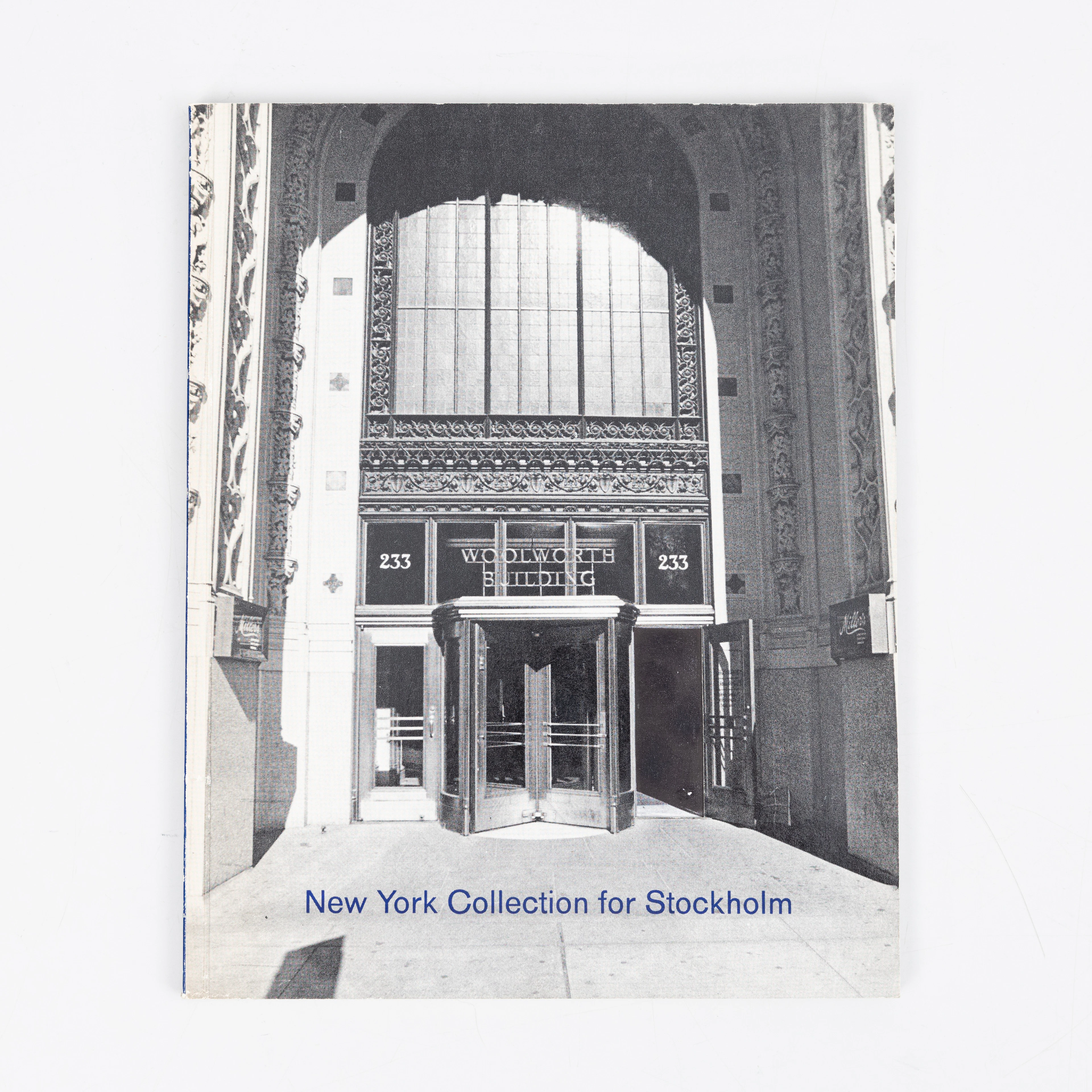 UTSTÄLLNINGSKATALOG, "New York Collection for Stockholm", Moderna