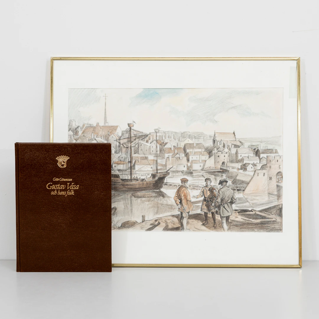 GÖTE GÖRANSSON. TILLSKRIVEN. Stockholm under Gustav Vasas tid, blandteknik