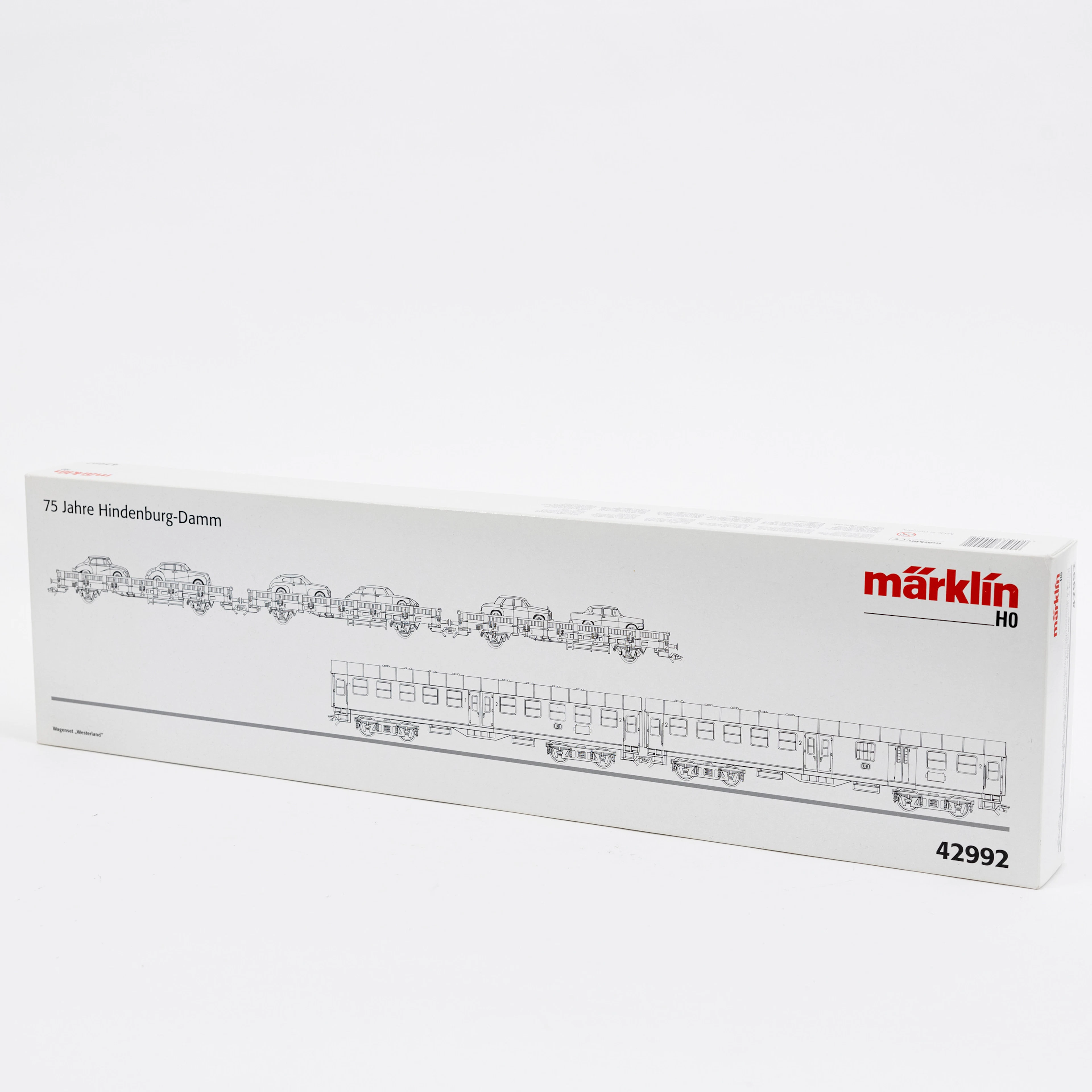 MÄRKLIN 42992 tågsats "Westerland" med 3 biltransportvagnar, 2 persontågsvagnar
