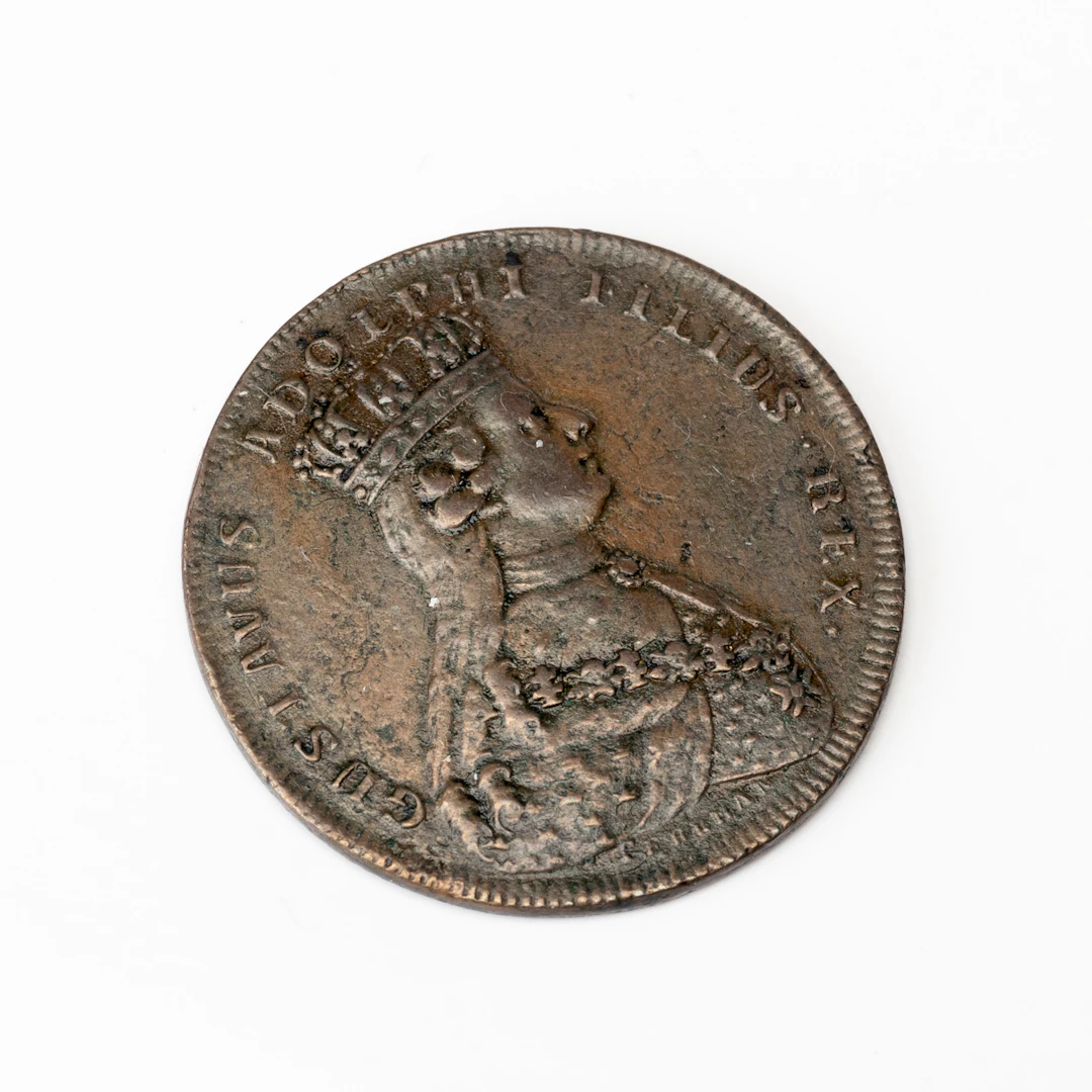 KASTMYNT, koppar, Gustav III:s kröning i Stockholms Storkyrka, den 29 maj 1772.