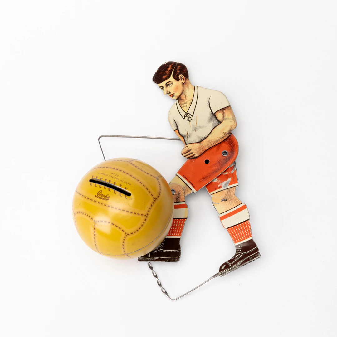 GESCHA fotboll och fotbollspelare, Tyskland 1940-50-tal.