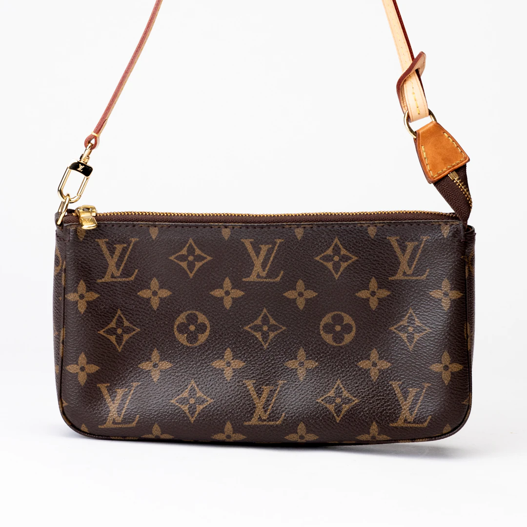 LOUIS VUITTON. Handväska, monogramcanvas, "Pochette", Paris, Frankrike