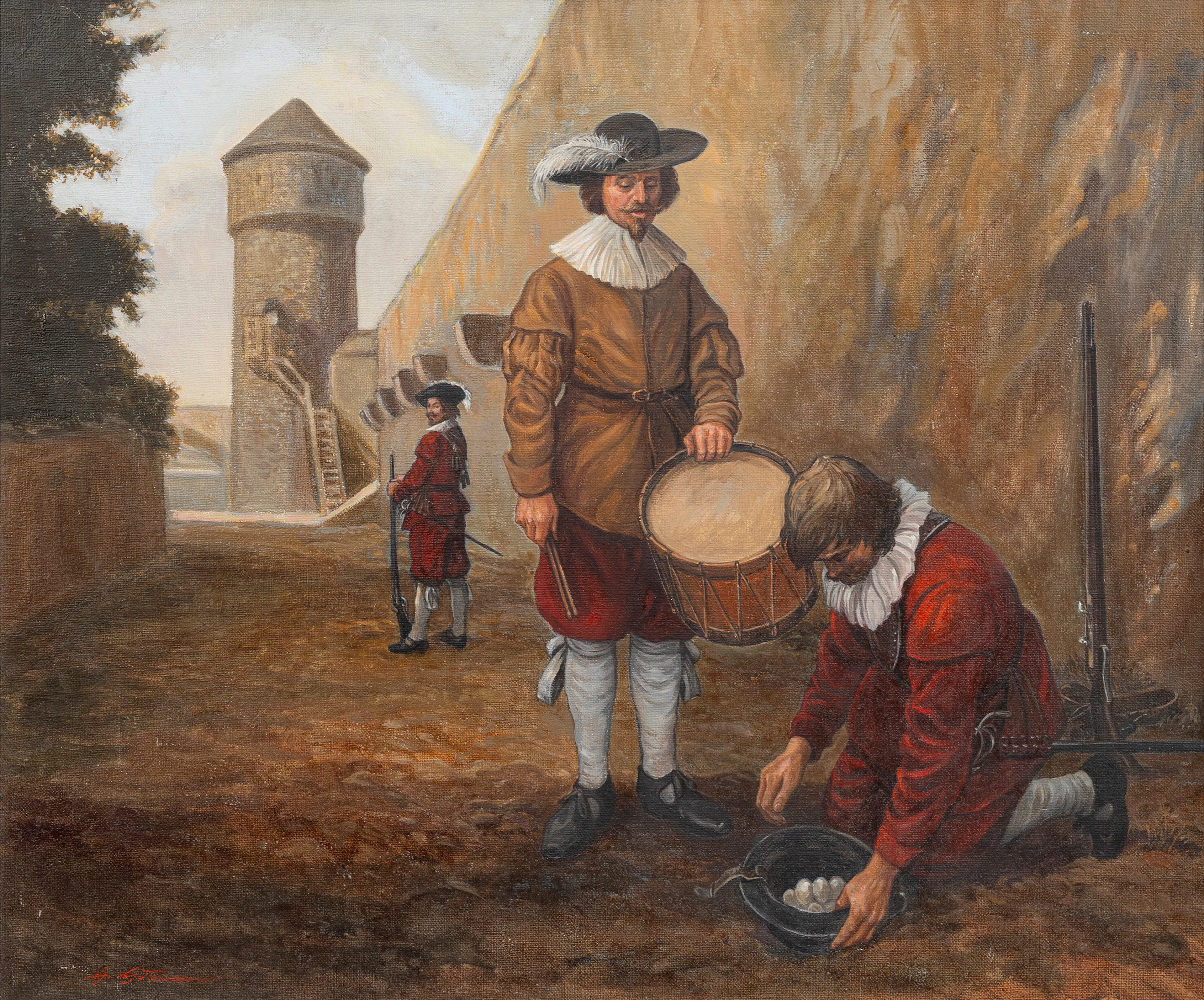 GÖTE GÖRANSSON. Soldater från Norrländskt Storregemente 1628 ´"Proviantering"