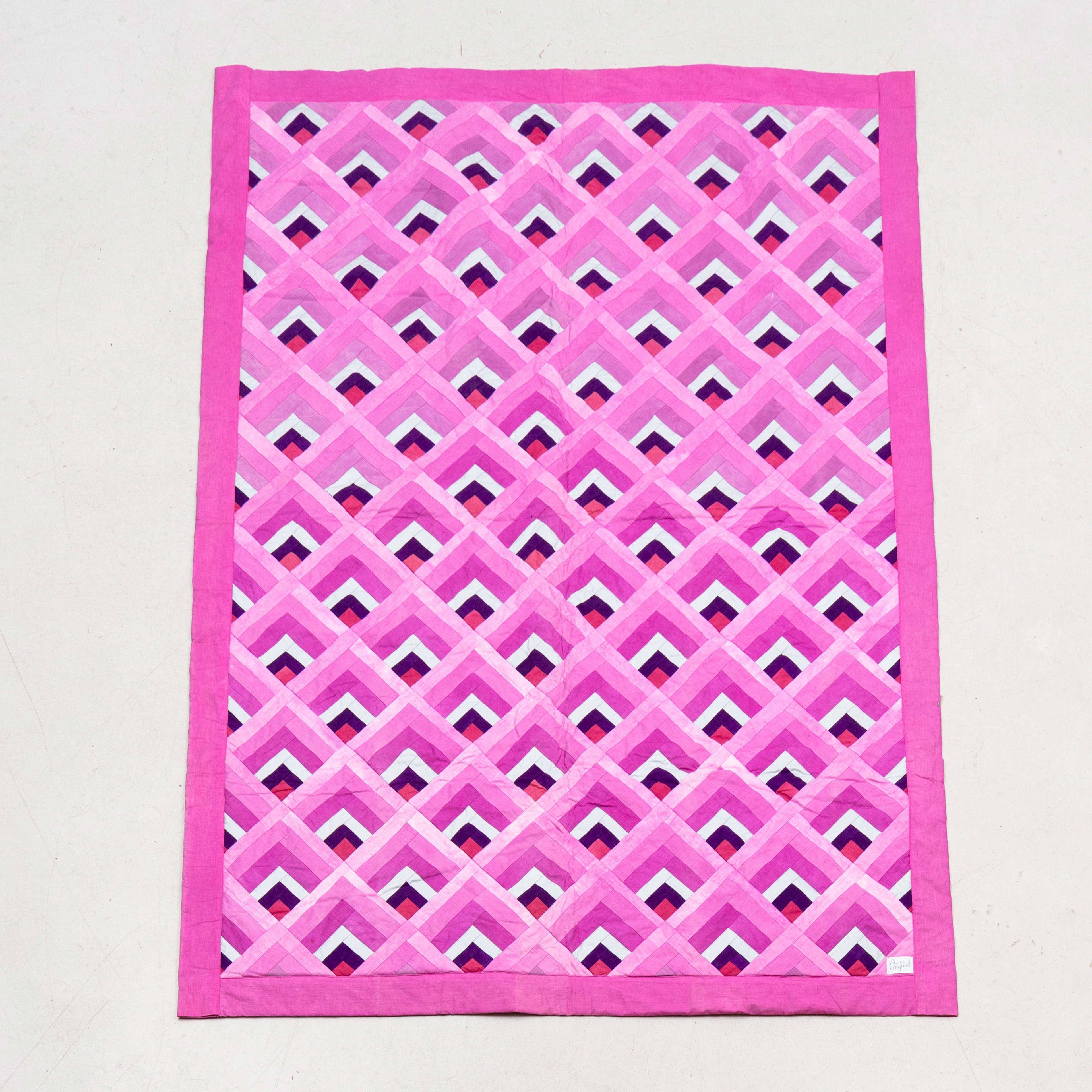 GUNNEL CARLSSON. Väggtäcke, batik,bomull, .märkt Gunnel Carlsson Original