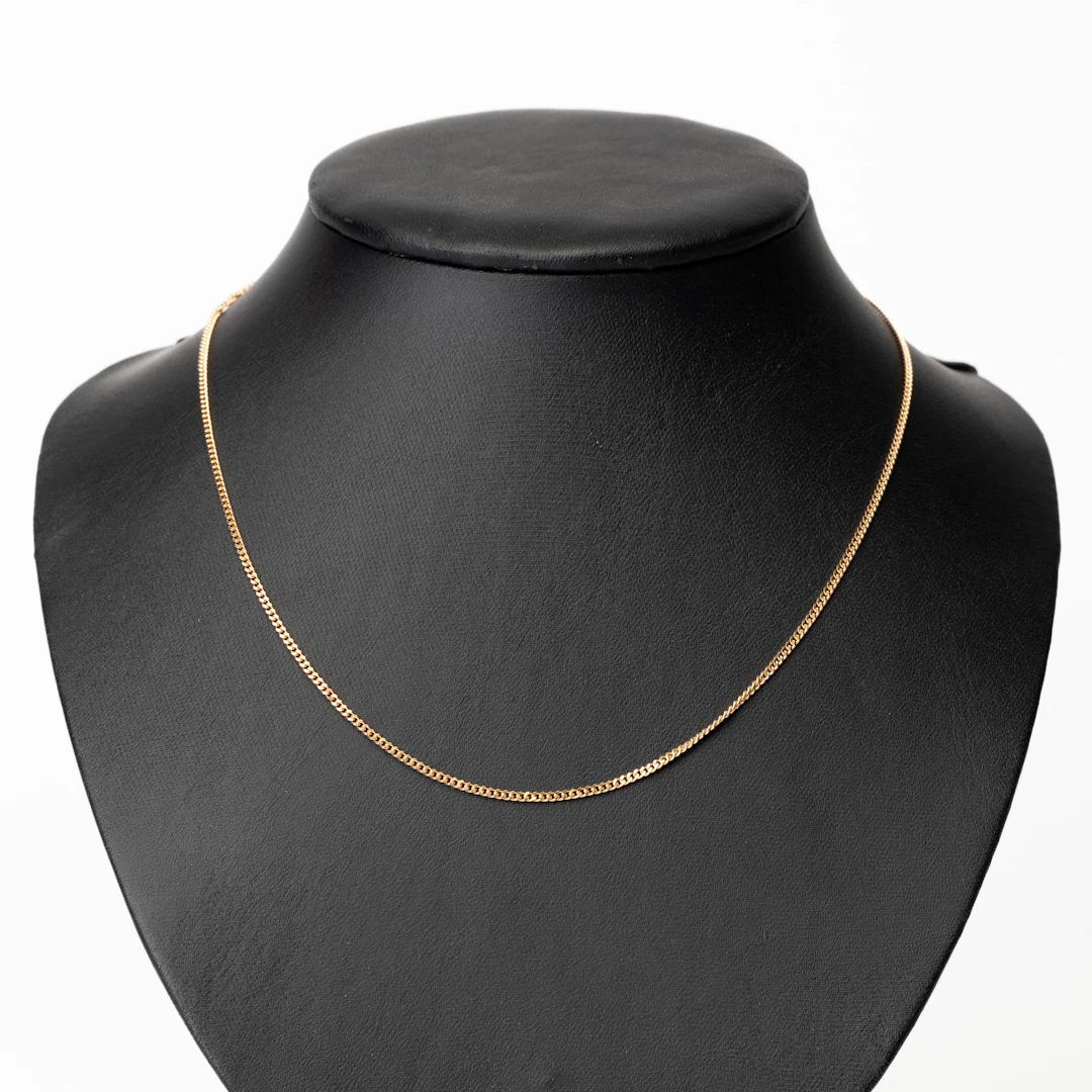 HALSKEDJA, 18k guld, GFAB.