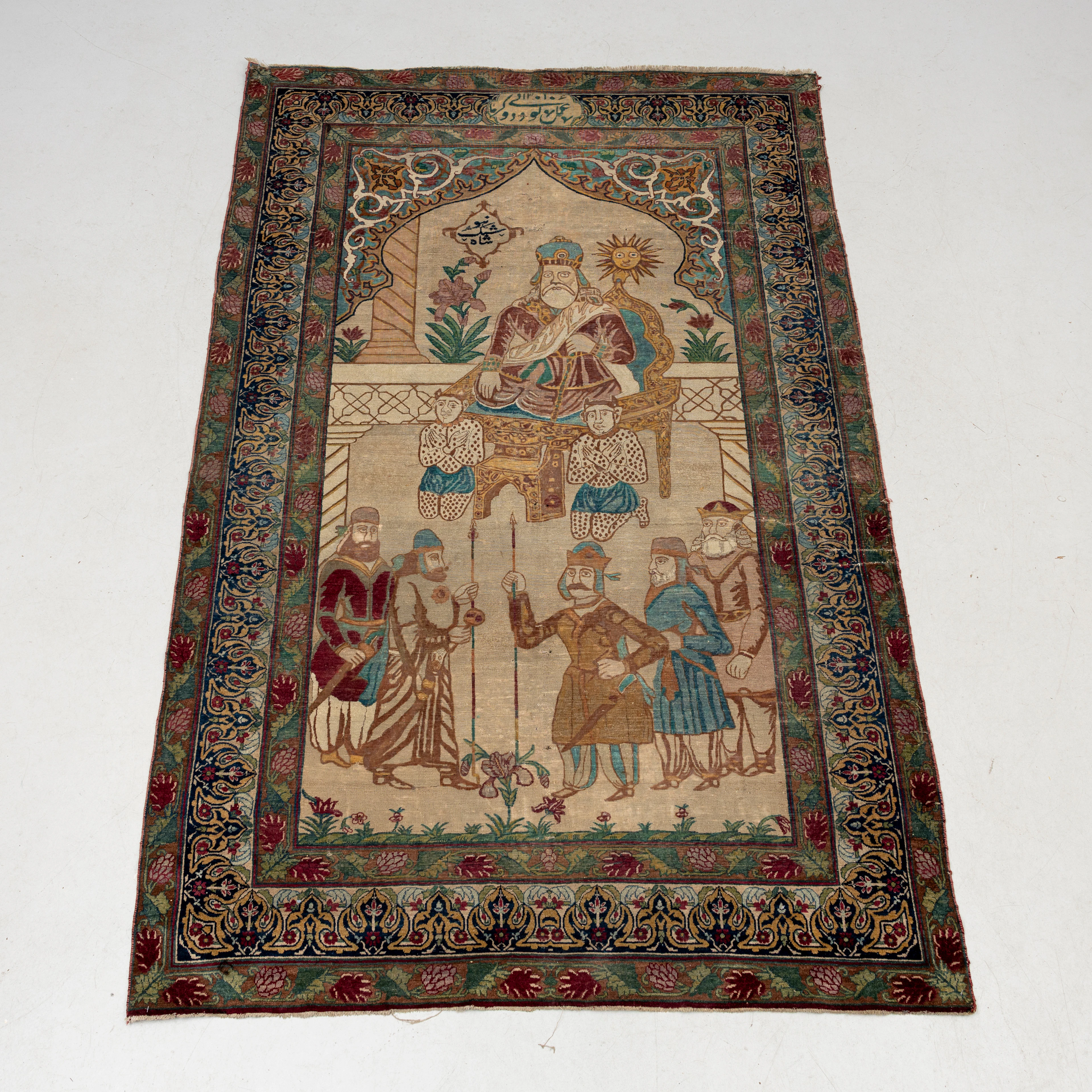 MATTA, Kirman Laver, figural, antik, 1930/31, ca 214x137 cm.