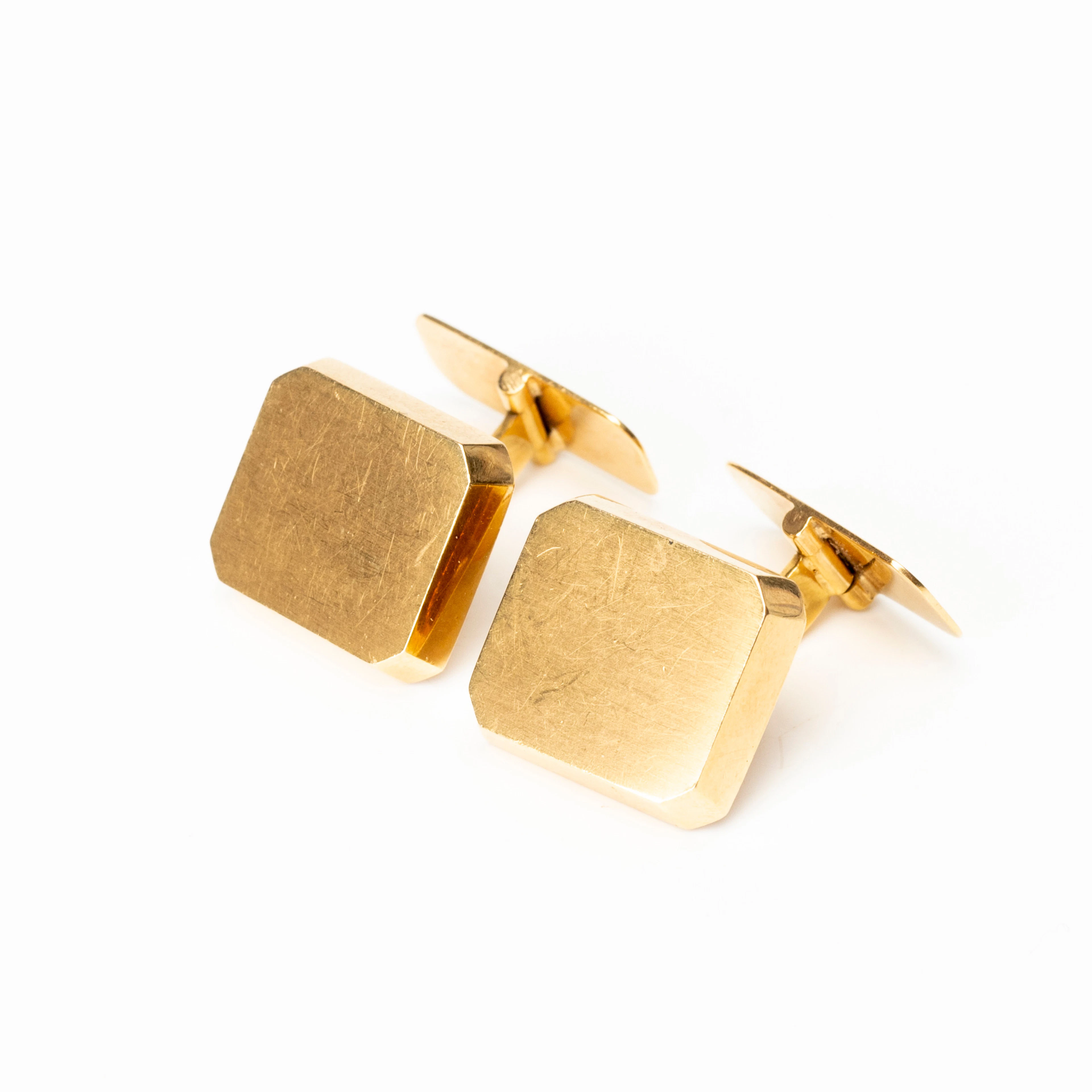 MANSCHETTKNAPPAR 1 par 18K guld, J Petterssons Eftr, Stockholm, 1962.