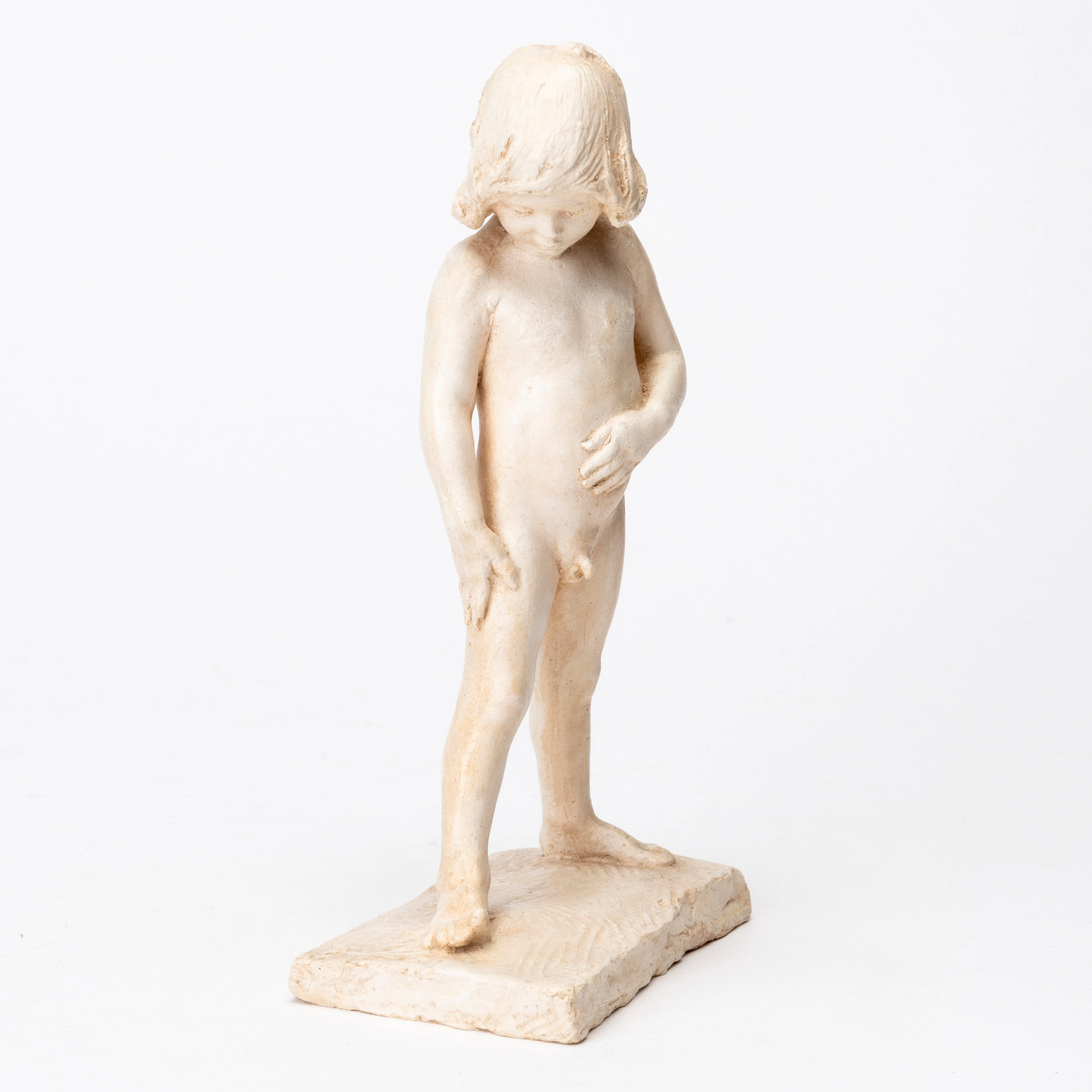 CHRISTIAN ERIKSSON. Skulptur,"Elof", gips, signerad.