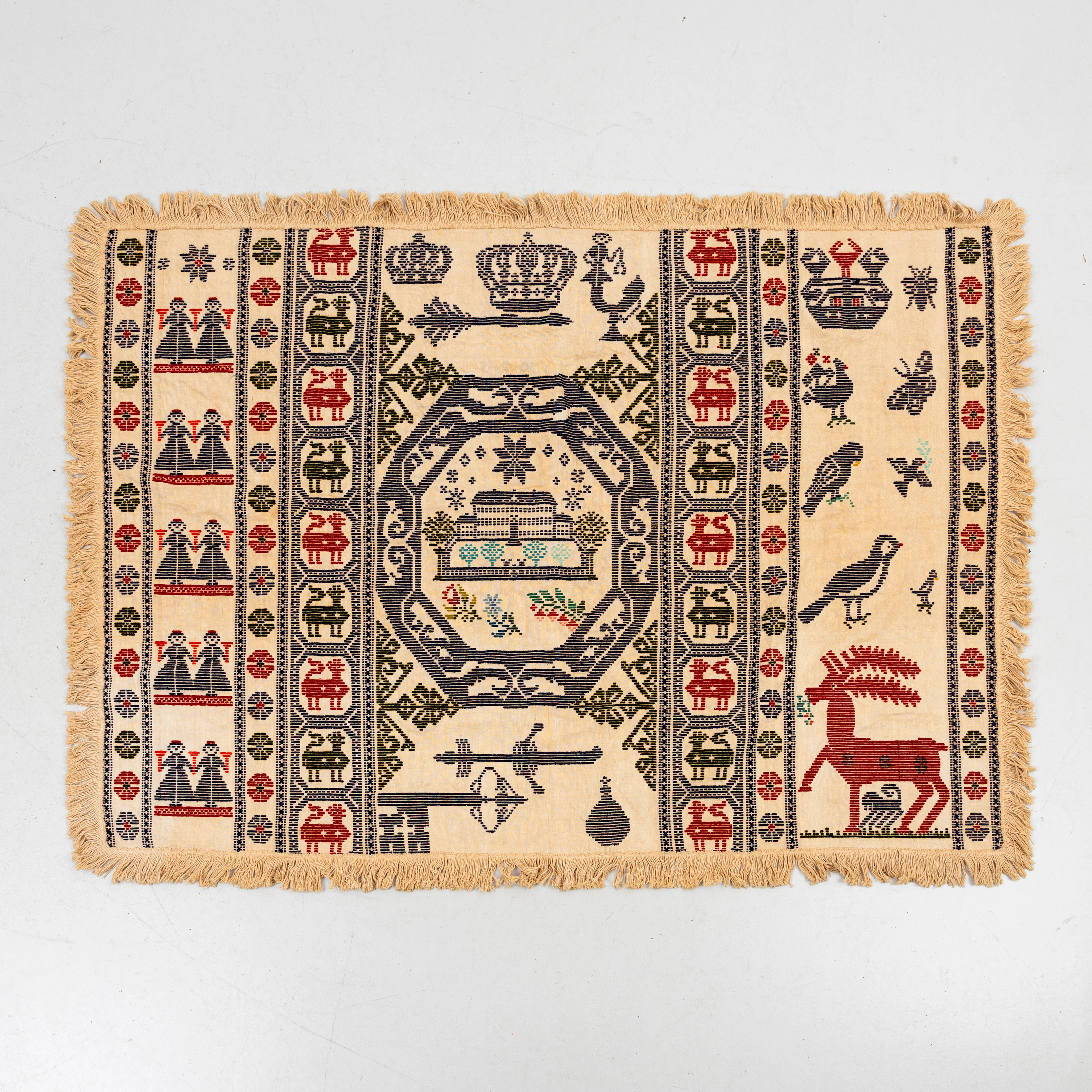 DRÄTTADUK, bomull och ull, 1800-talets slut.