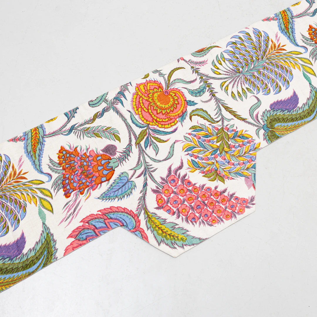 GARDINKAPPA, floral textil.