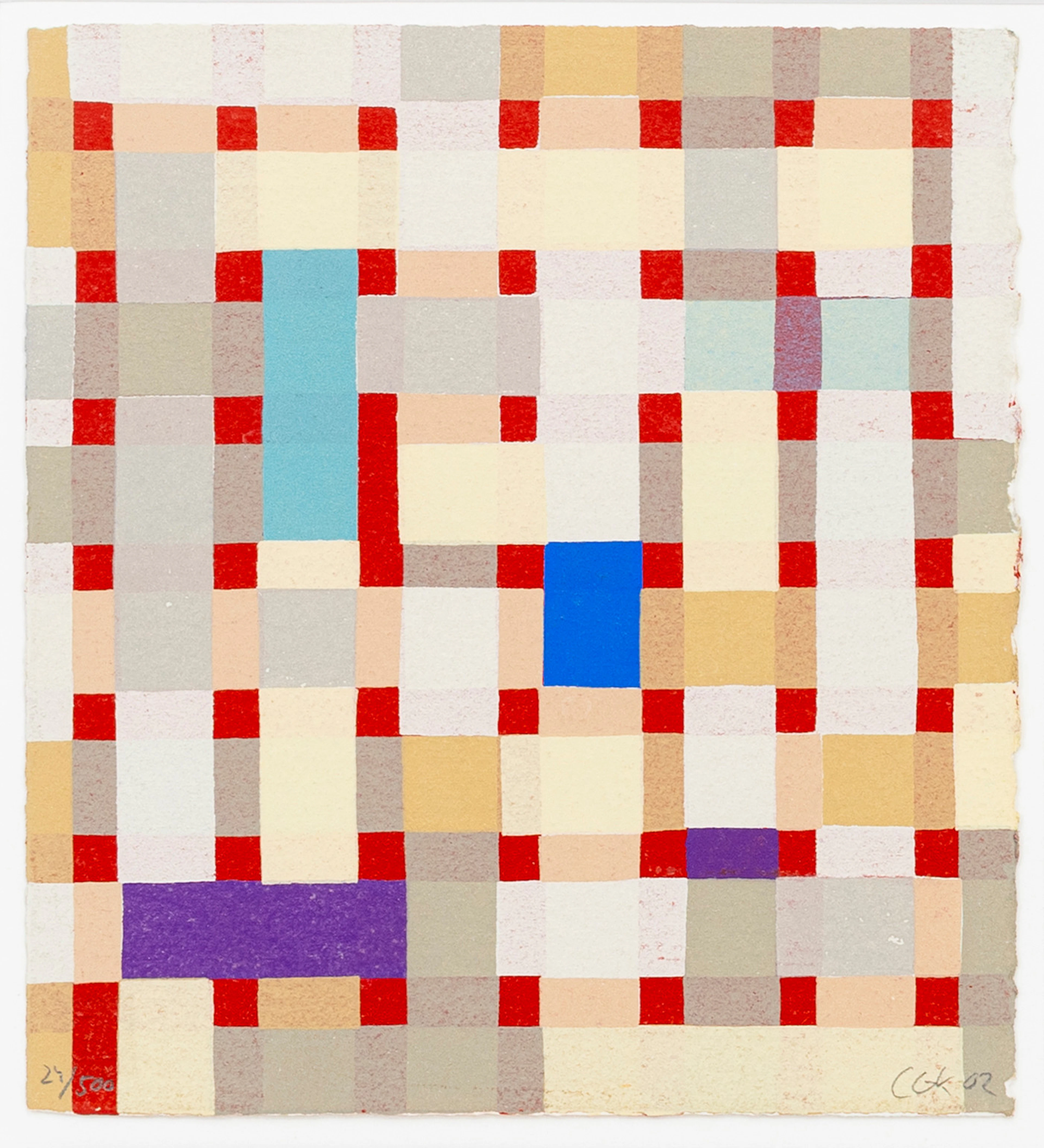 C GÖRAN KARLSSON. "Vingård" serigrafi, signerad, numrerad och daterad