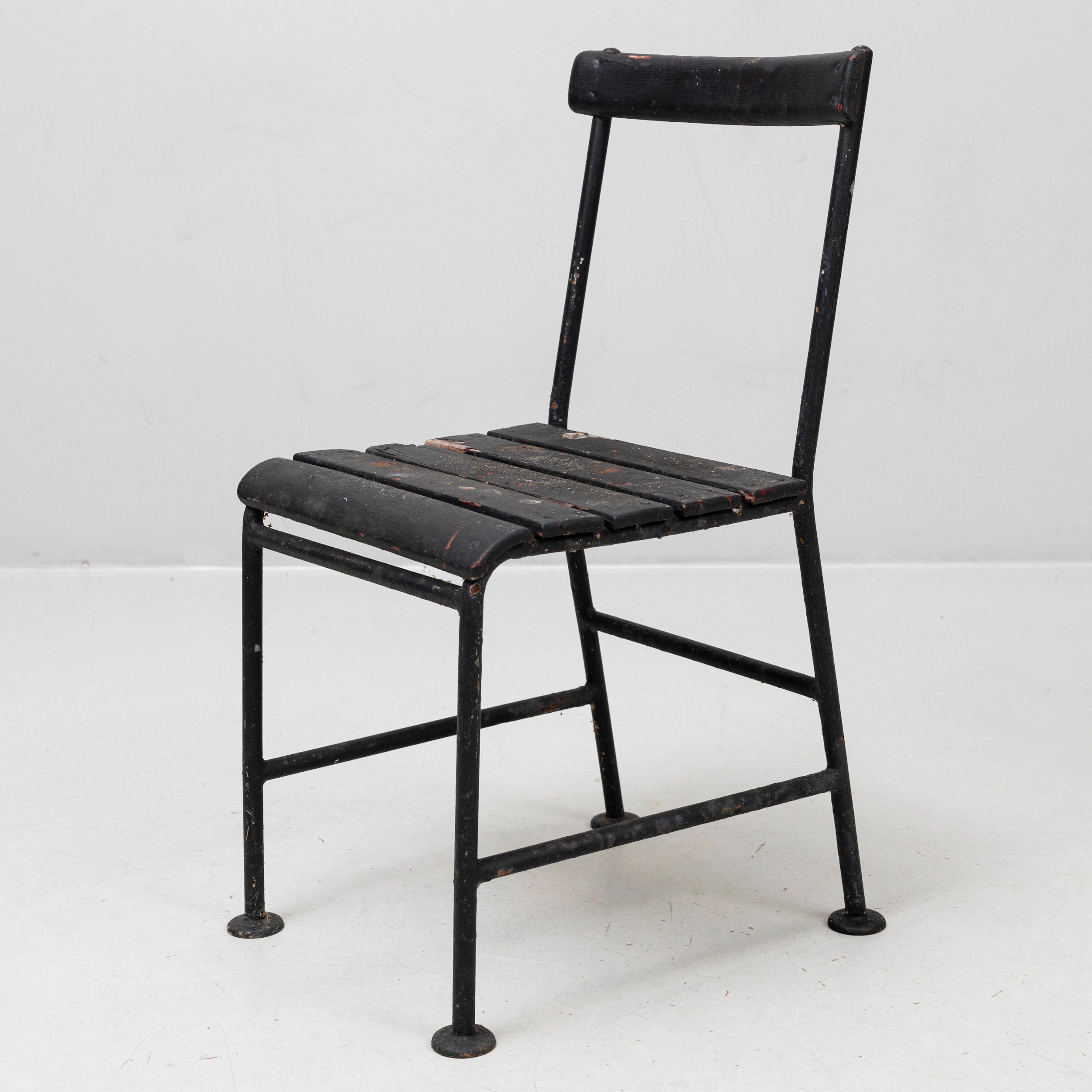 GUNNAR ASPLUND. Trädgårdsstol, modellen ritad för och utställd på