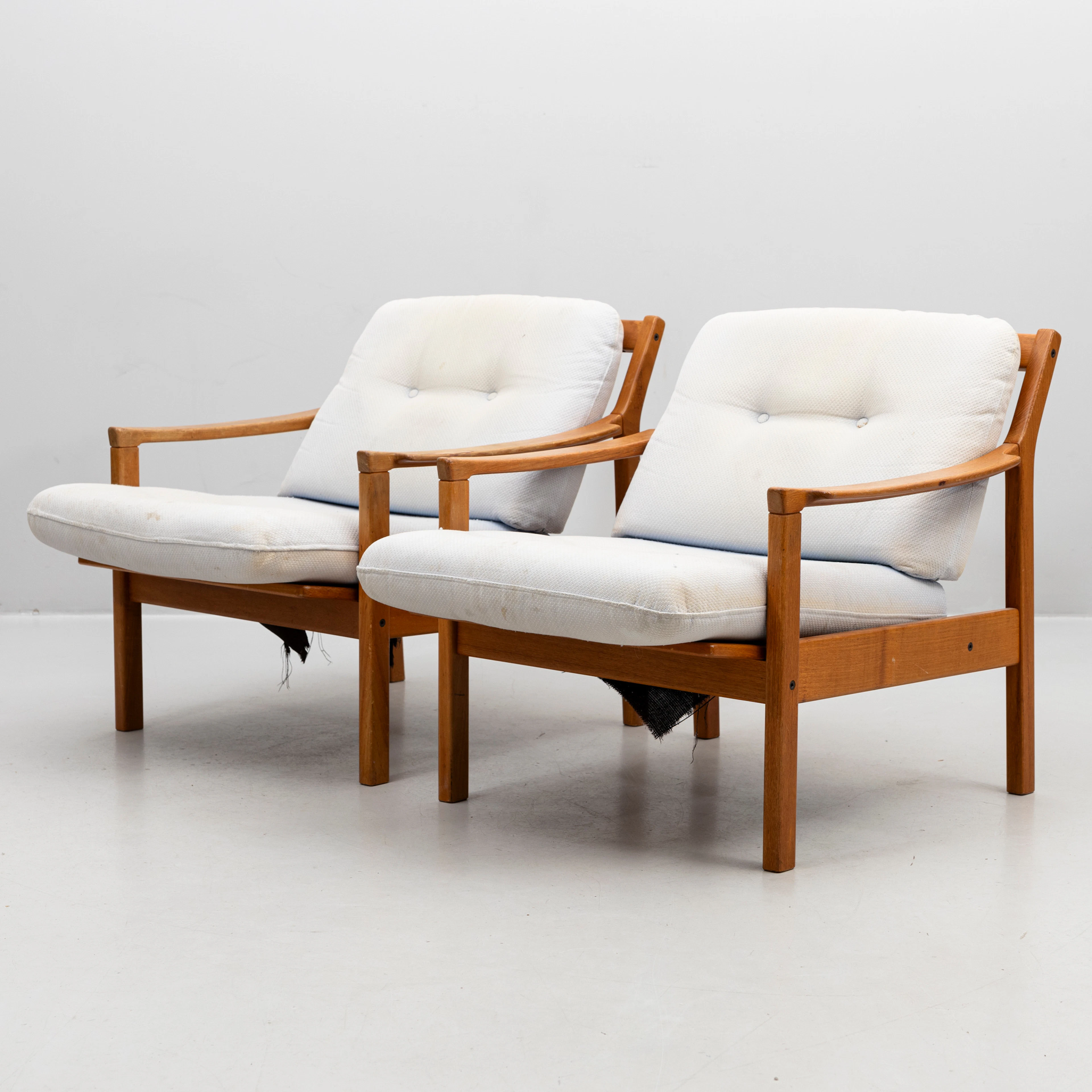 ERIK WØRTS. Fåtöljer, ett par, "Tibro", teak, IKEA, 1960-tal.