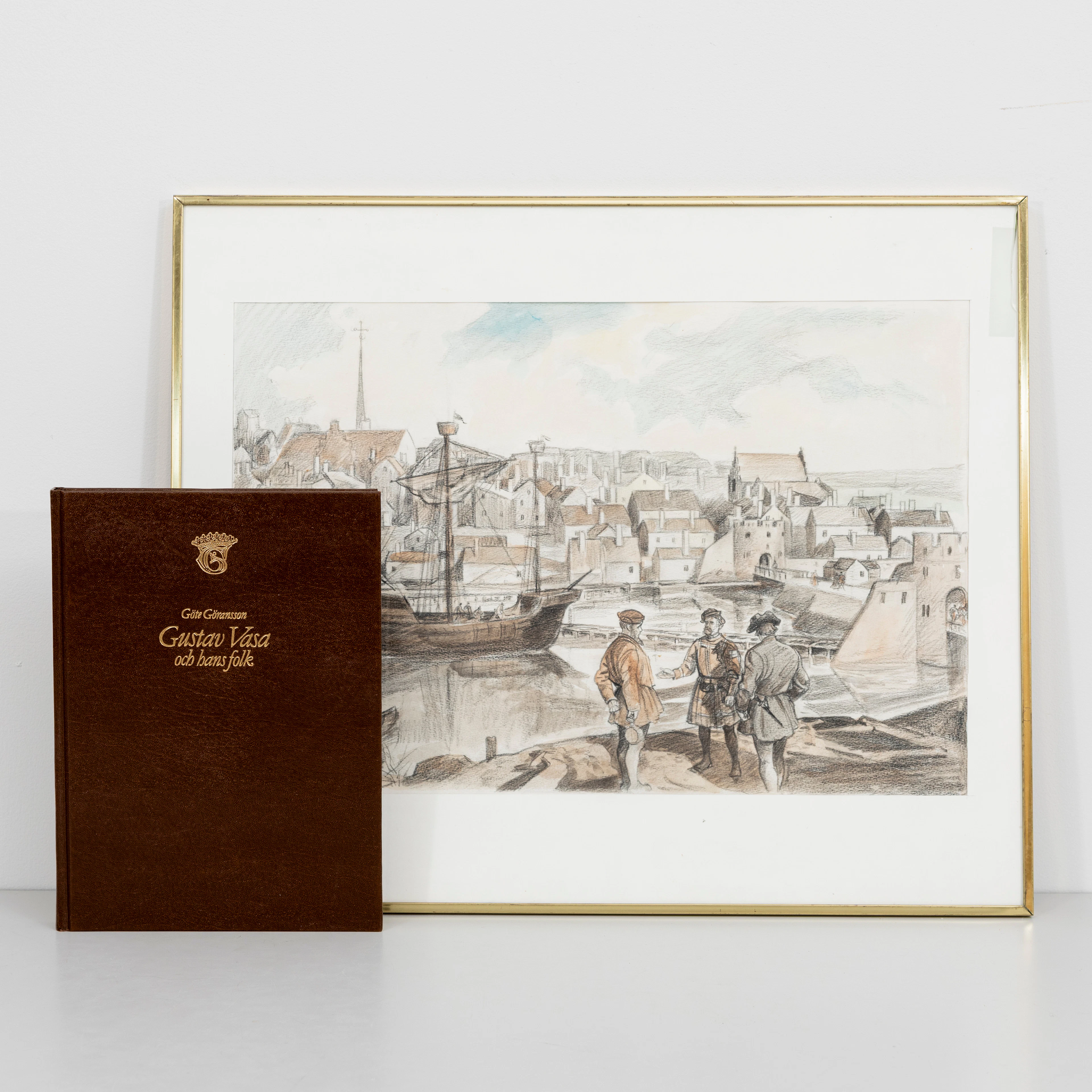 GÖTE GÖRANSSON. TILLSKRIVEN. Stockholm under Gustav Vasas tid, blandteknik