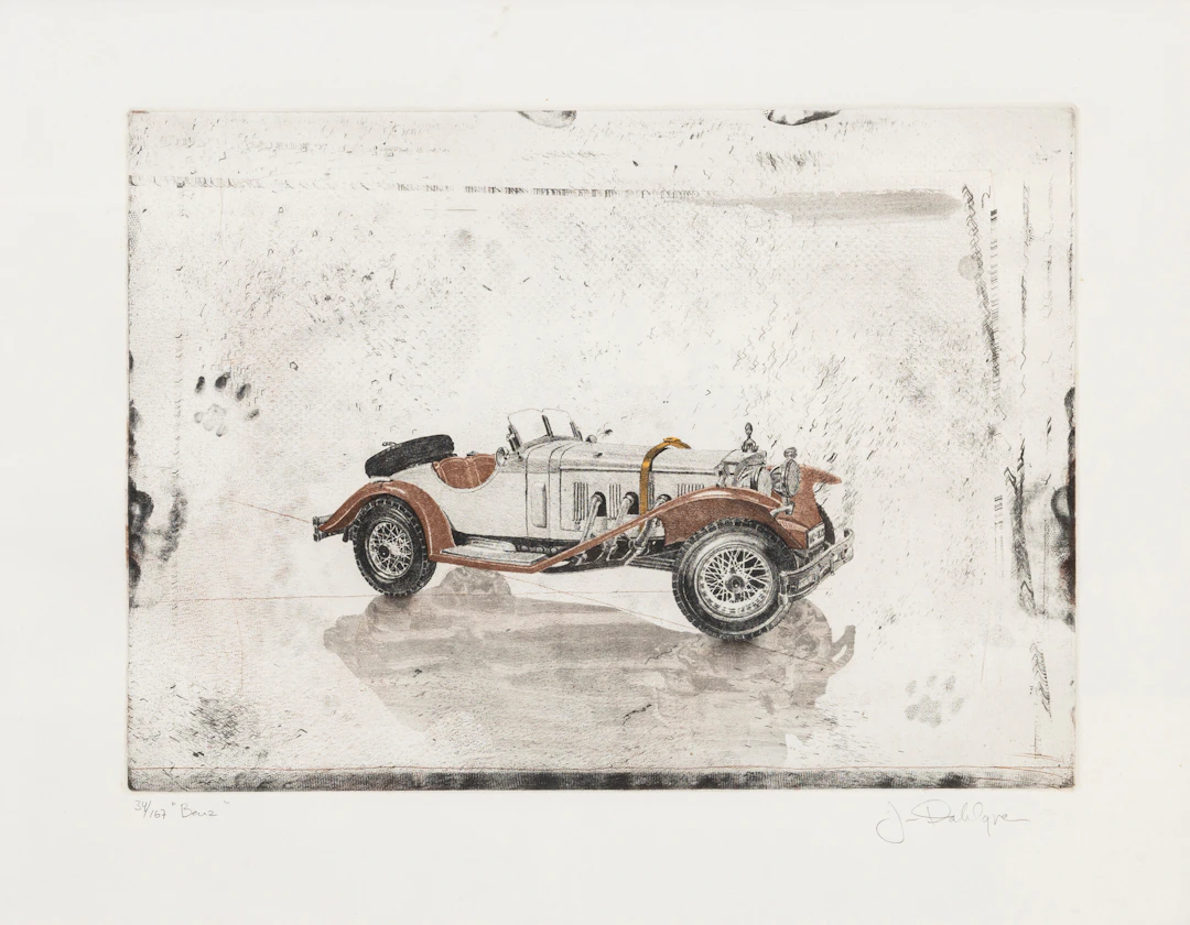 JAN DAHLGREN. "Benz", färgetsning, signerad, numrerad 34/167.