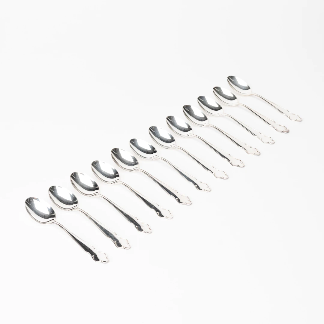 TESKEDAR 12 st, silver, "Disa" MGAB, 1961-64.